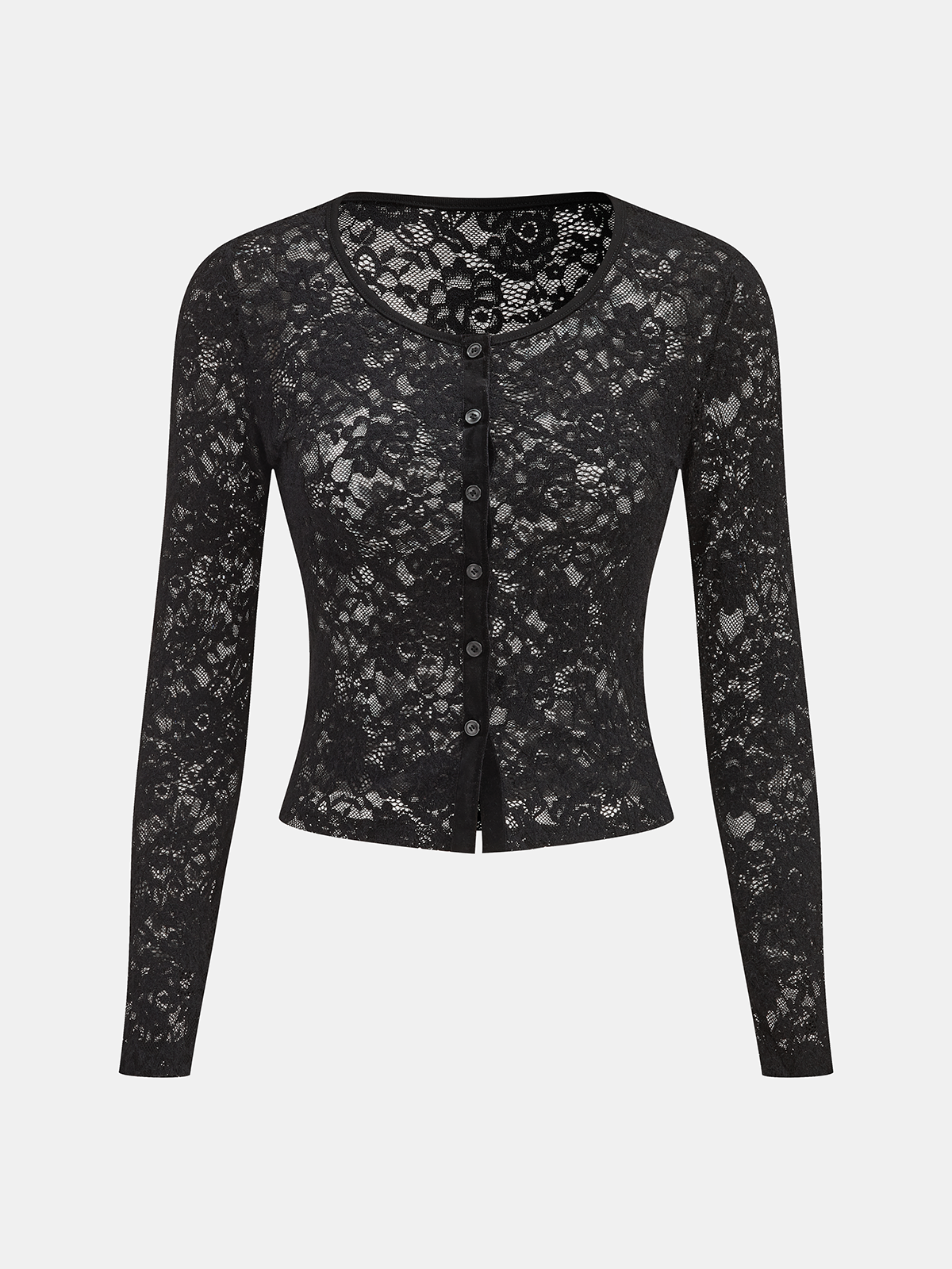 Lace Cami Top & Cardigan Two-Piece Set-Chicvia