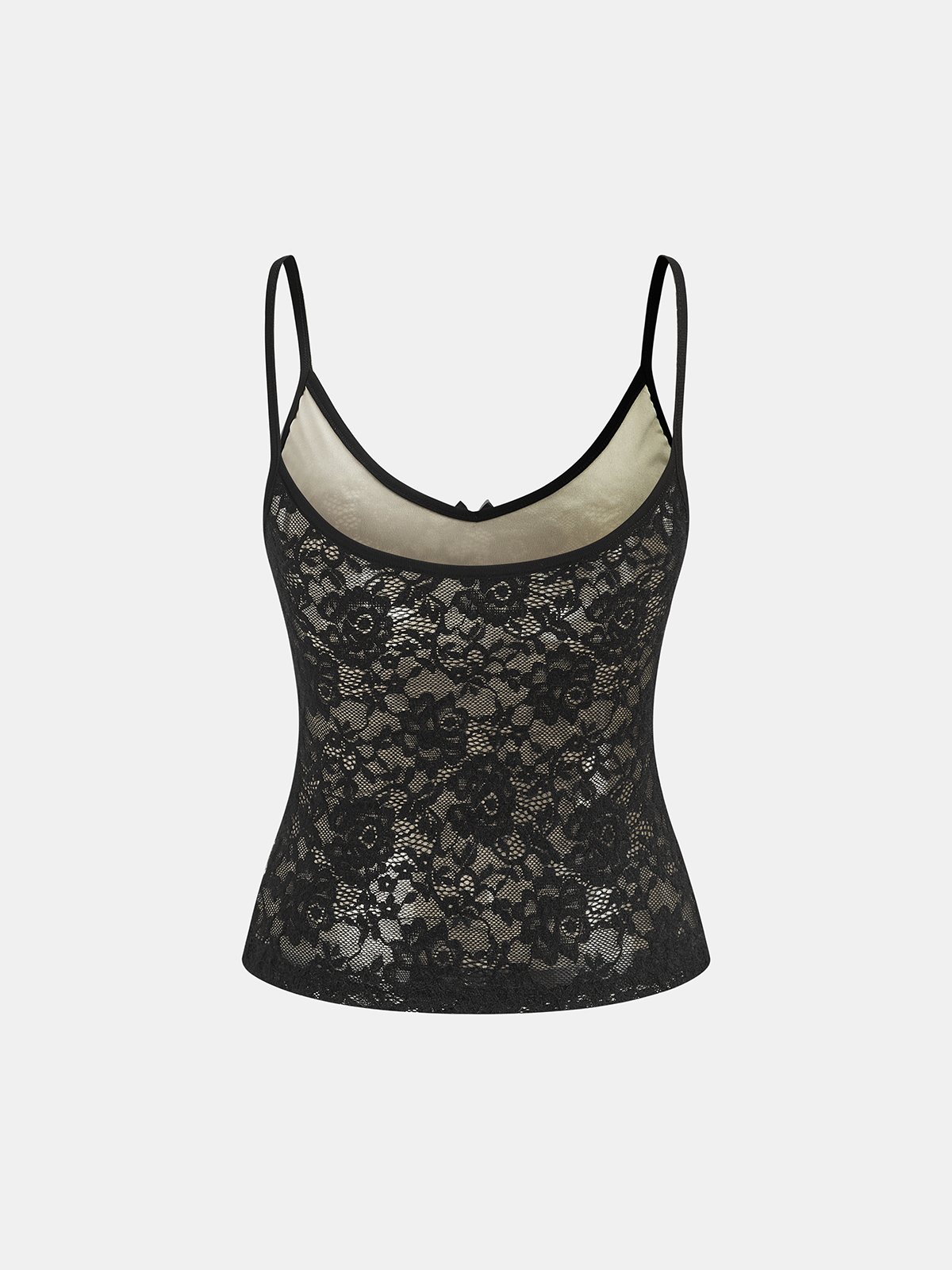 Lace Cami Top & Cardigan Two-Piece Set-Chicvia