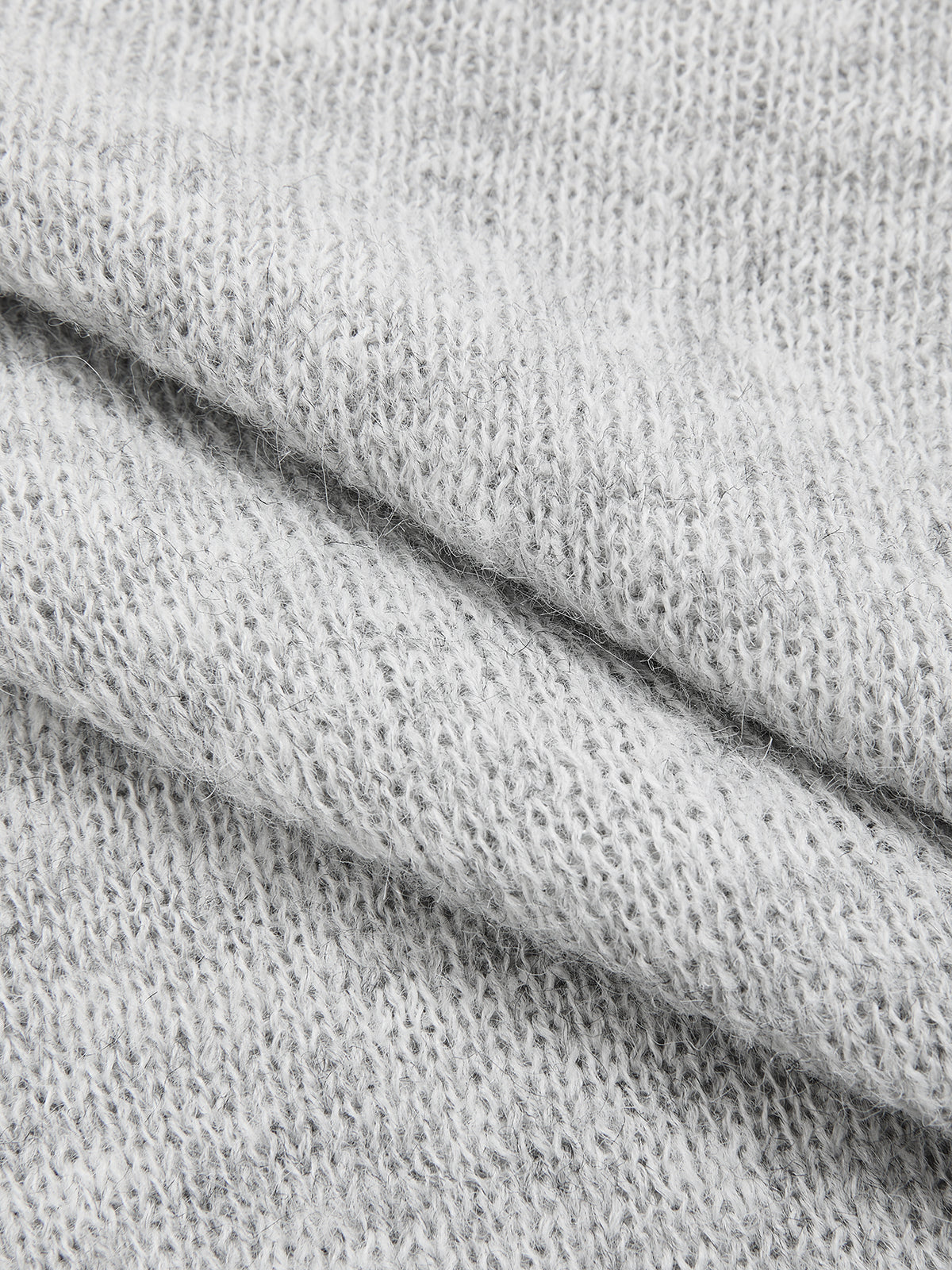 Floral Embroidery Wool-Blend Knit Top-Chicvia