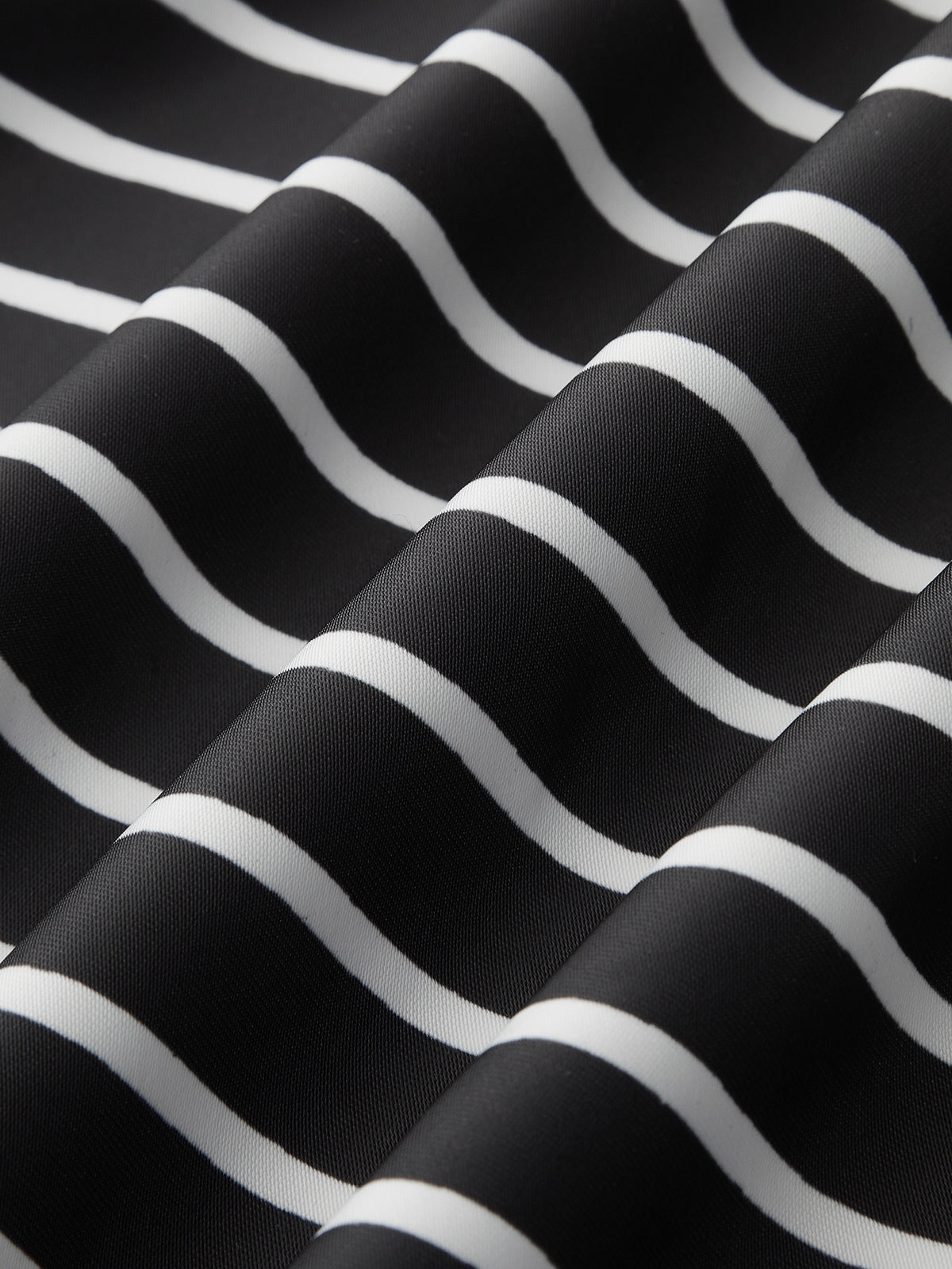 Optical-Illusion Abstract Print Asymmetric Wrap Dress-Chicvia