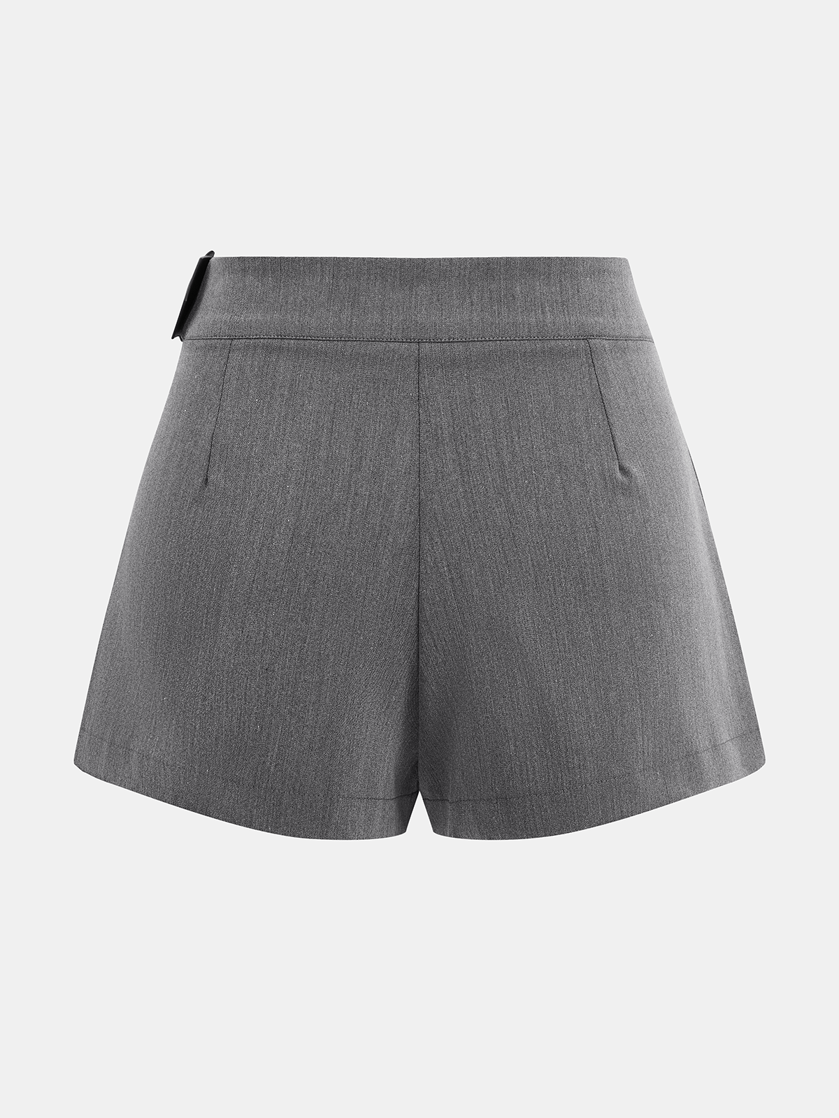 Buckle Detail Pleated Skort-Chicvia