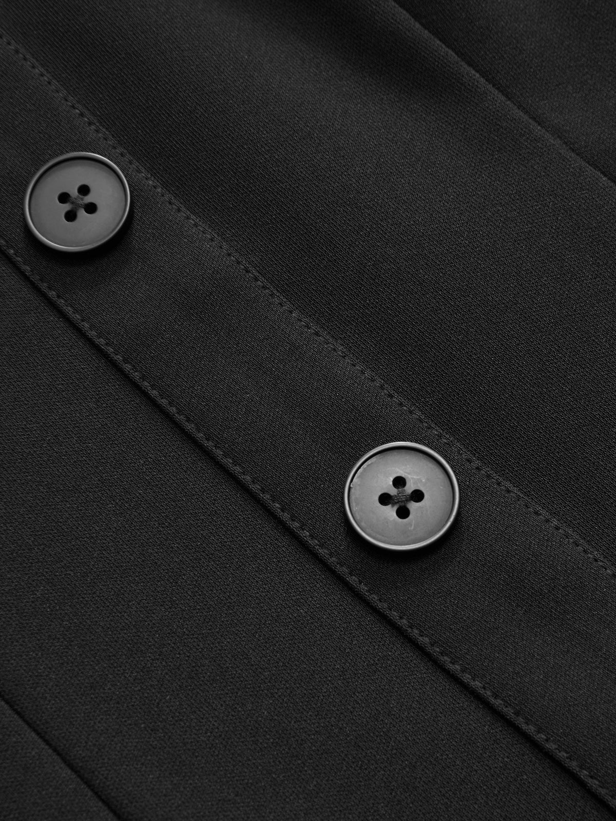 Button Detail Flared Hem Cami Dress-Chicvia