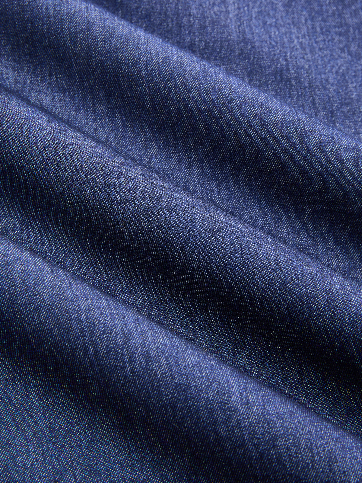 Faux Denim Tie-Waist Vest & Pants Set-Chicvia