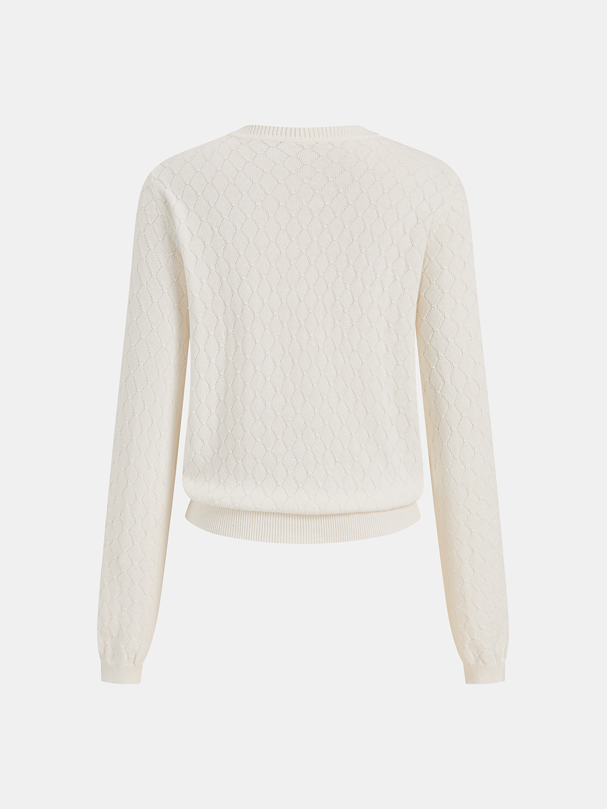 Heart Button Crochet Openwork Knit Cardigan-Chicvia