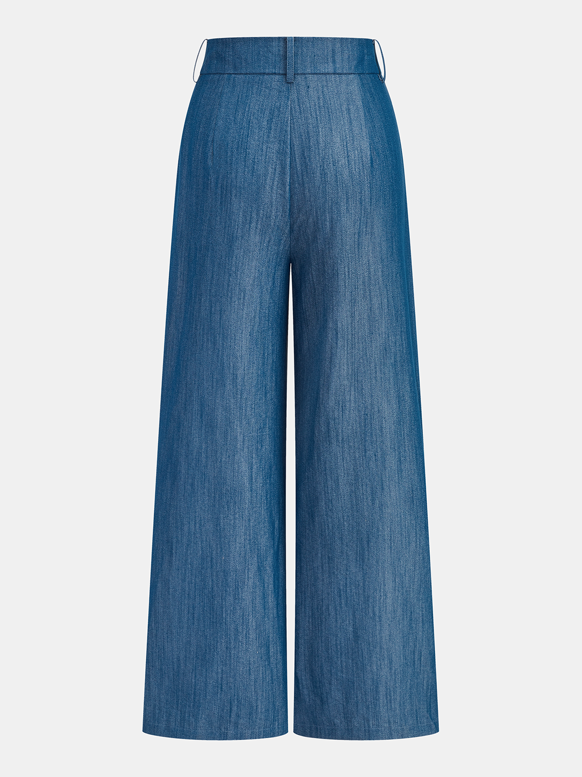 Cross-Tie Crop Top & Wide-Leg Pants Set-Chicvia