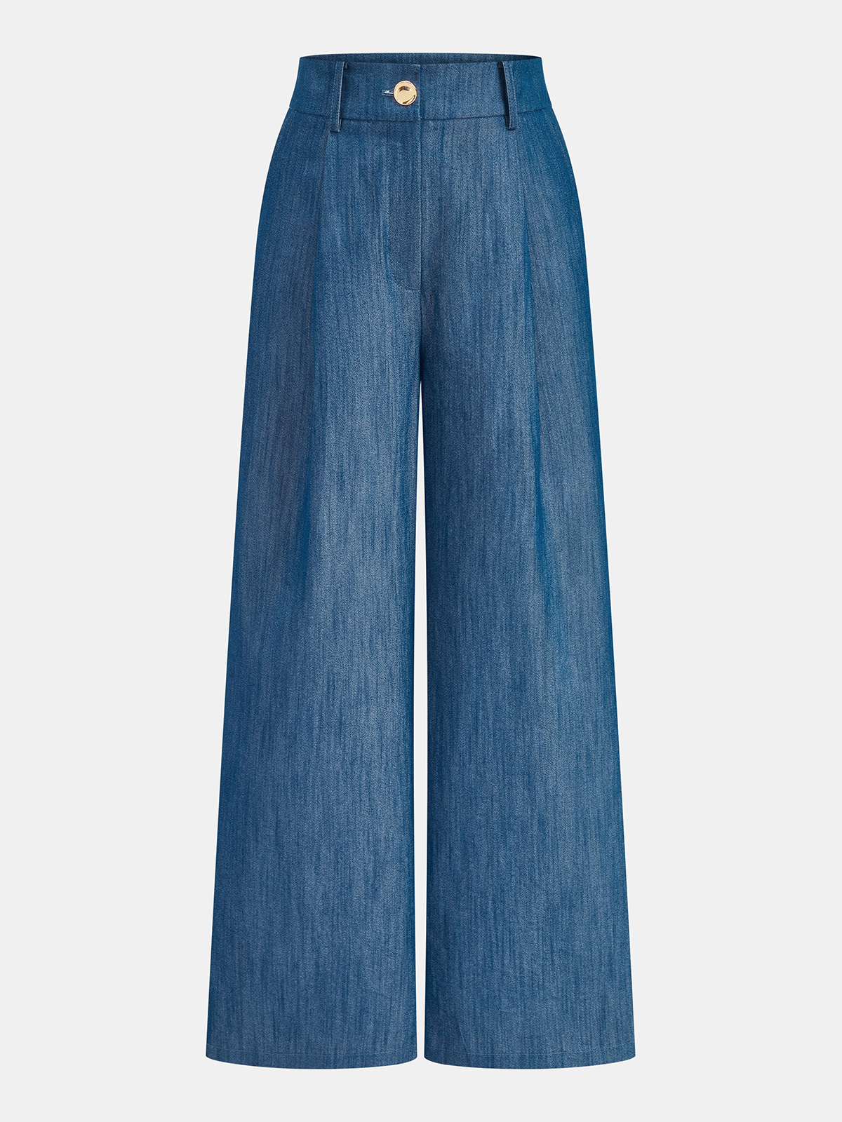 Cross-Tie Crop Top & Wide-Leg Pants Set-Chicvia