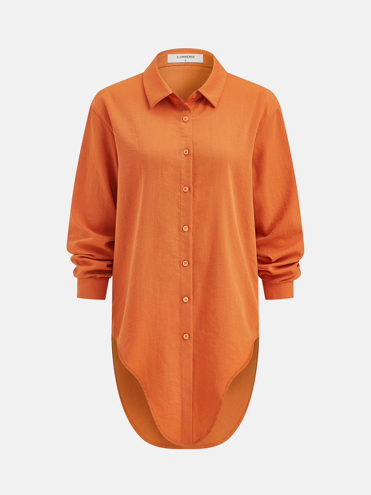 Knot-Front Shirt & Wide-Leg Pants Set-Chicvia