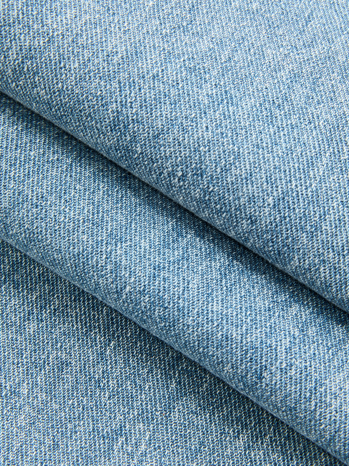 Curved-Leg Cargo Jeans-Chicvia