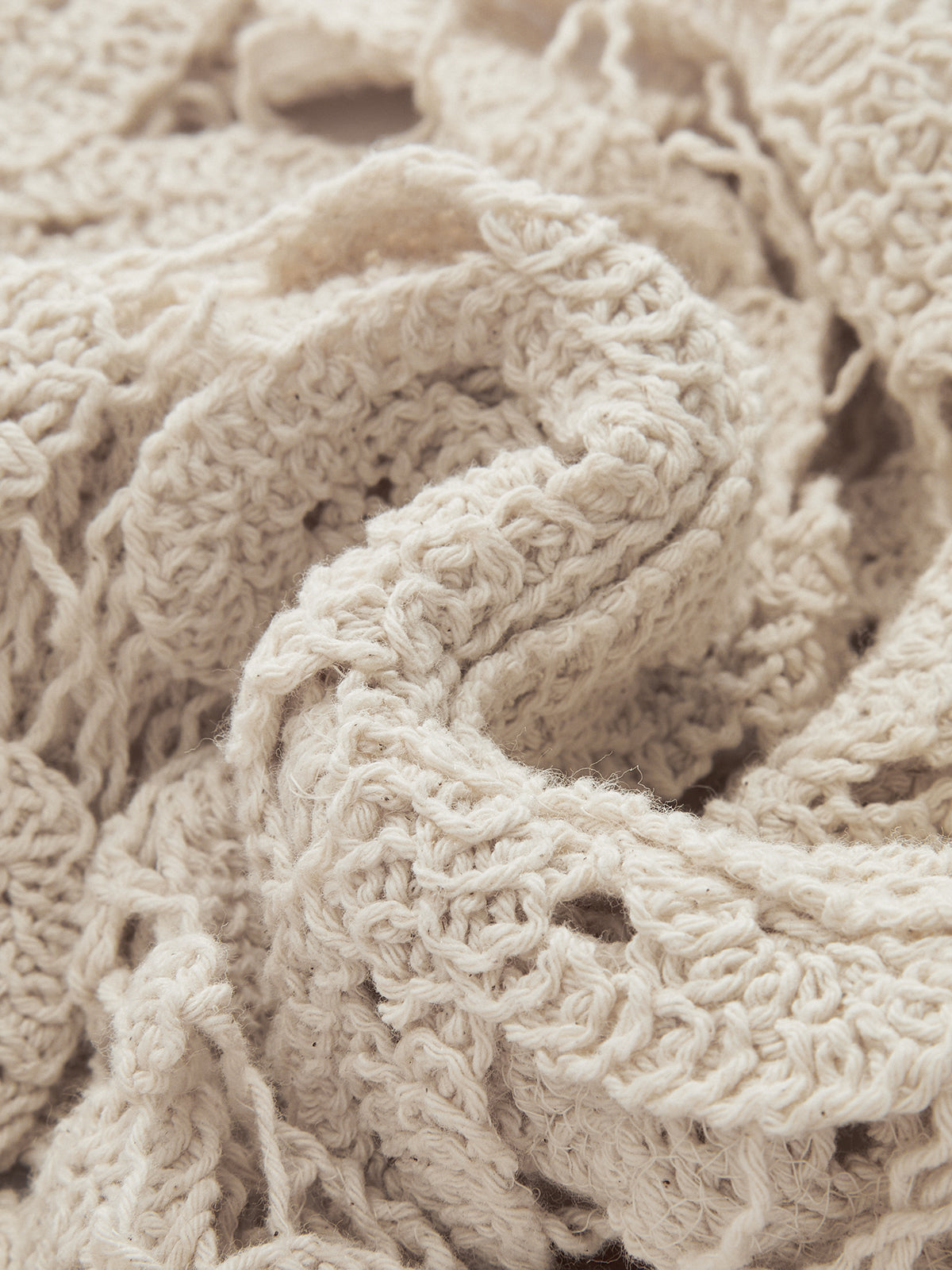 Cropped Floral Crochet Cardigan-Chicvia