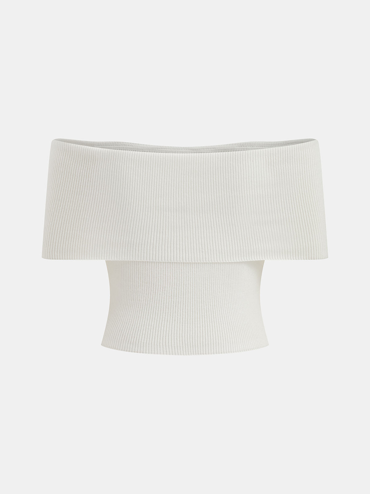 Ribbed Off-Shoulder Top & Drawstring Pants Set-Chicvia