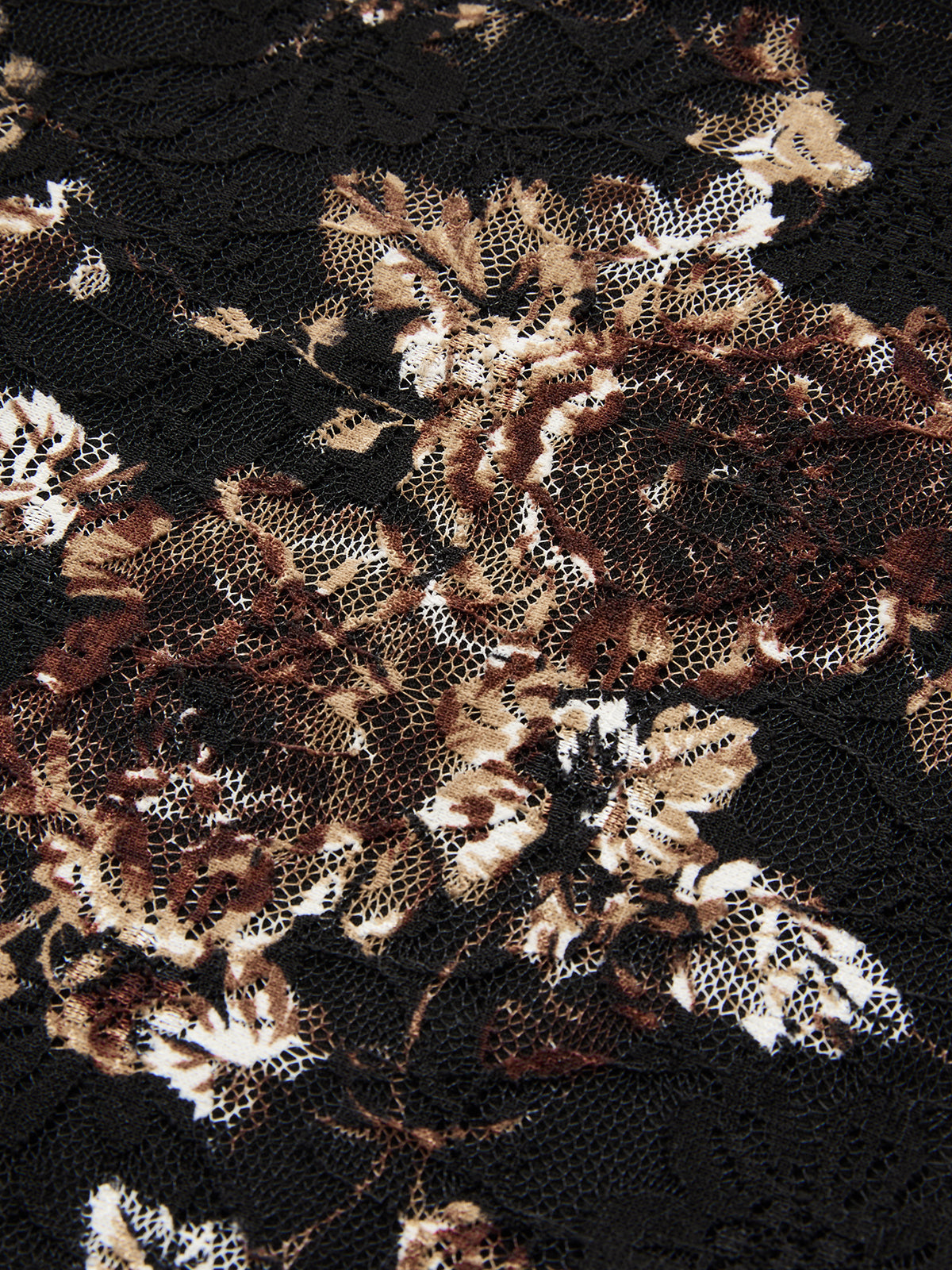 Floral Lace Cami Dress & Wrap Satin Skirt Set-Chicvia