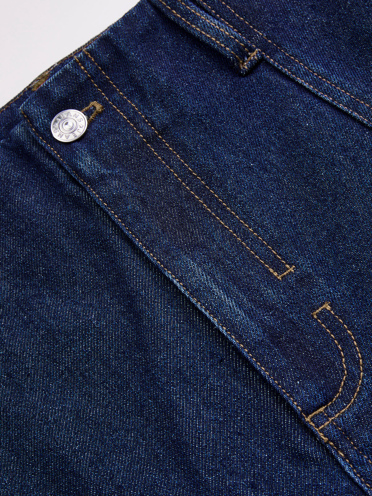 Denim Wide-Leg Jeans-Chicvia