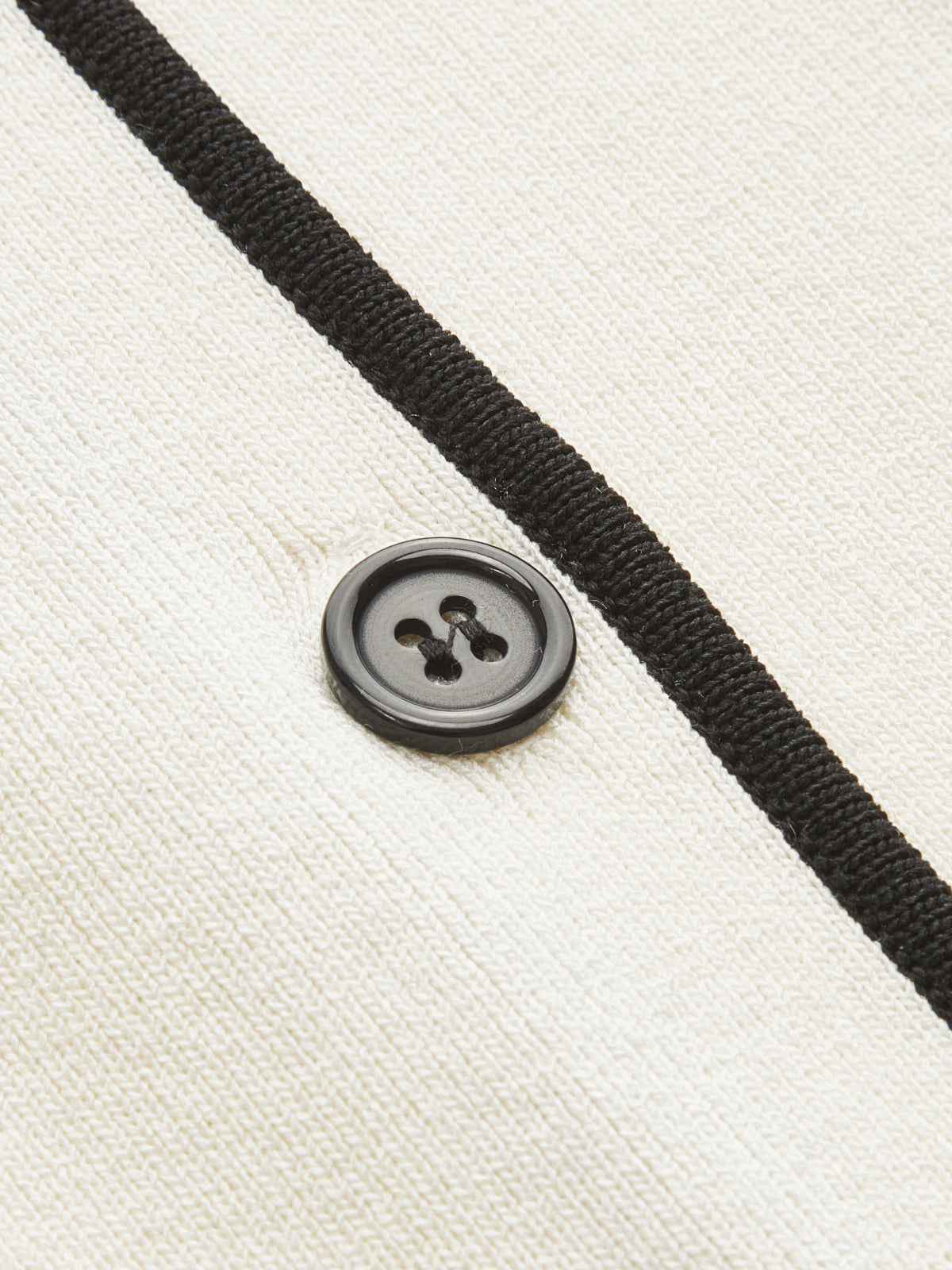 Contrast Piping Knit Vest & Wide-Leg Pants Set-Chicvia