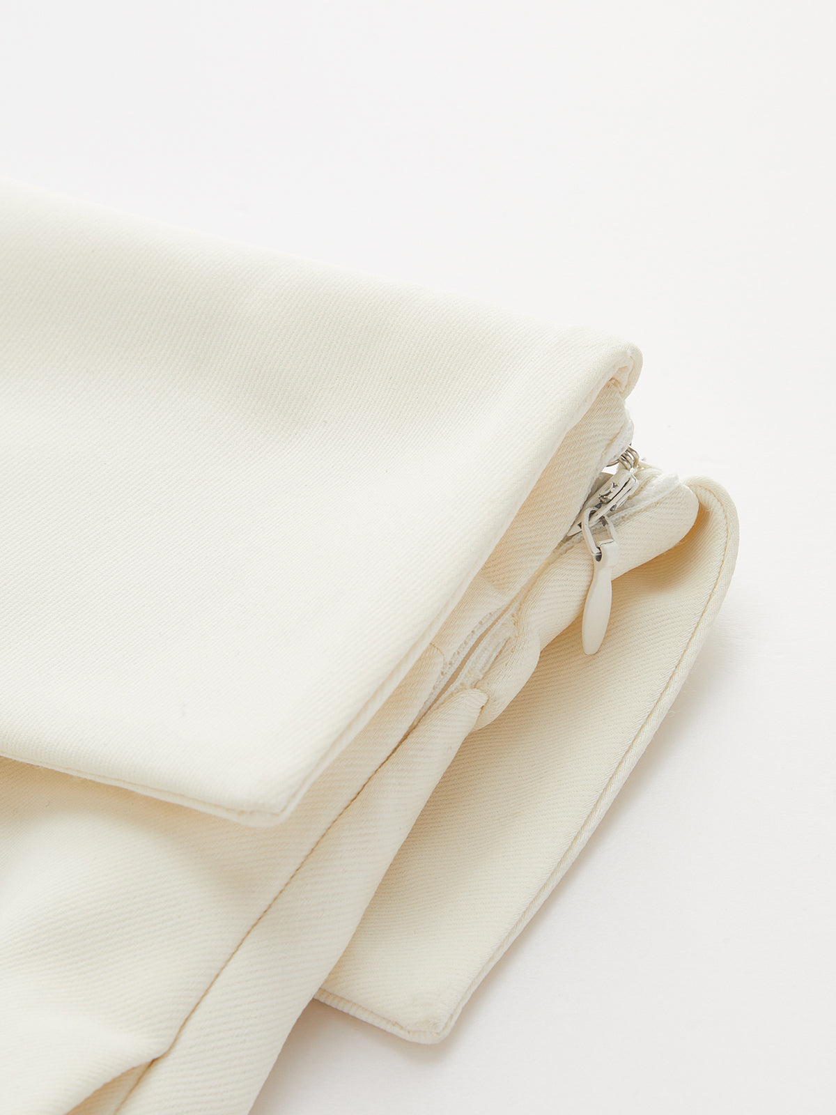 Foldover Waistband High-Waisted Wide-Leg Pants-Chicvia