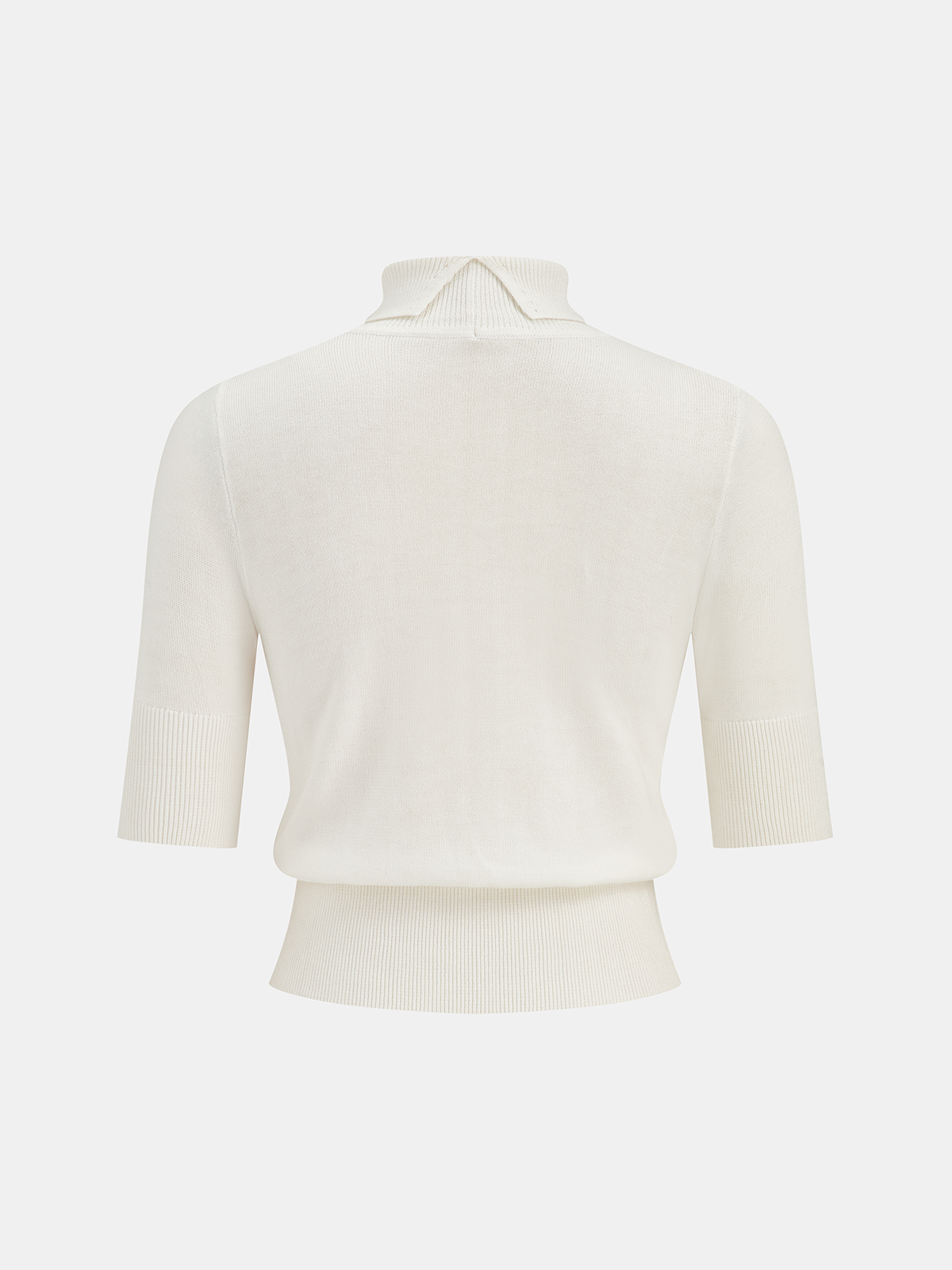 Embellished Argyle Wool-Blend Turtleneck Sweater-Chicvia