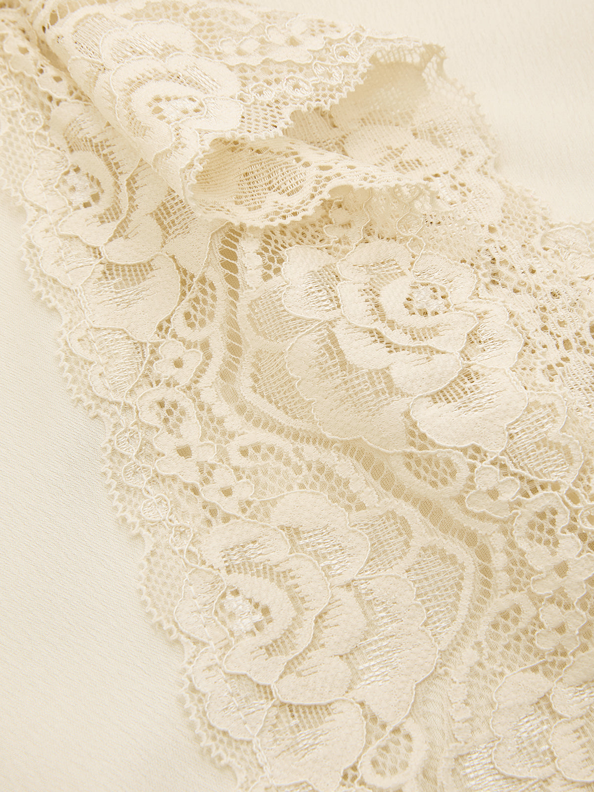 Lace Trim Satin Sleeveless Mini Dress-Chicvia