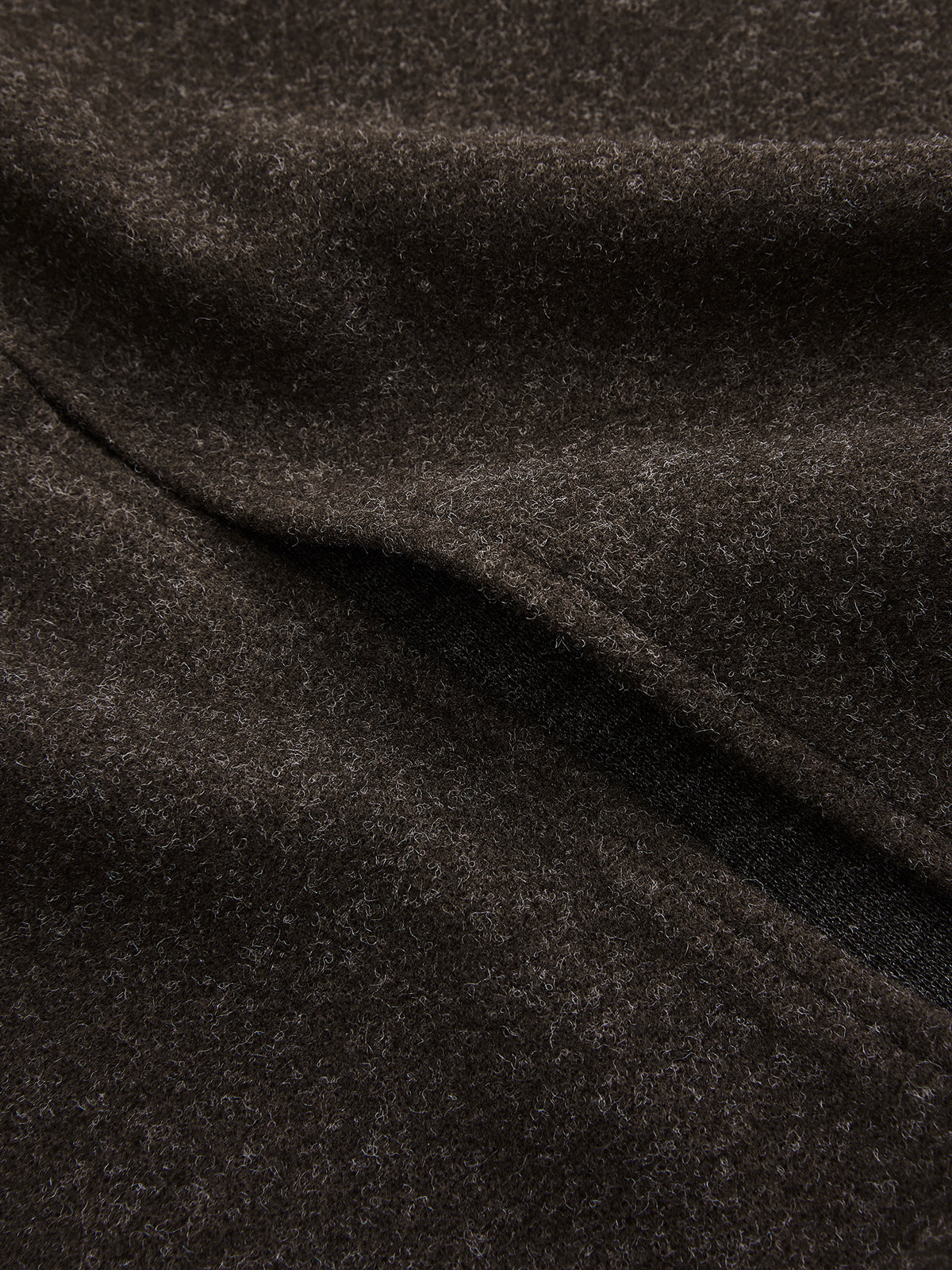 Faux Cashmere Belted Slit Pencil Skirt-Chicvia