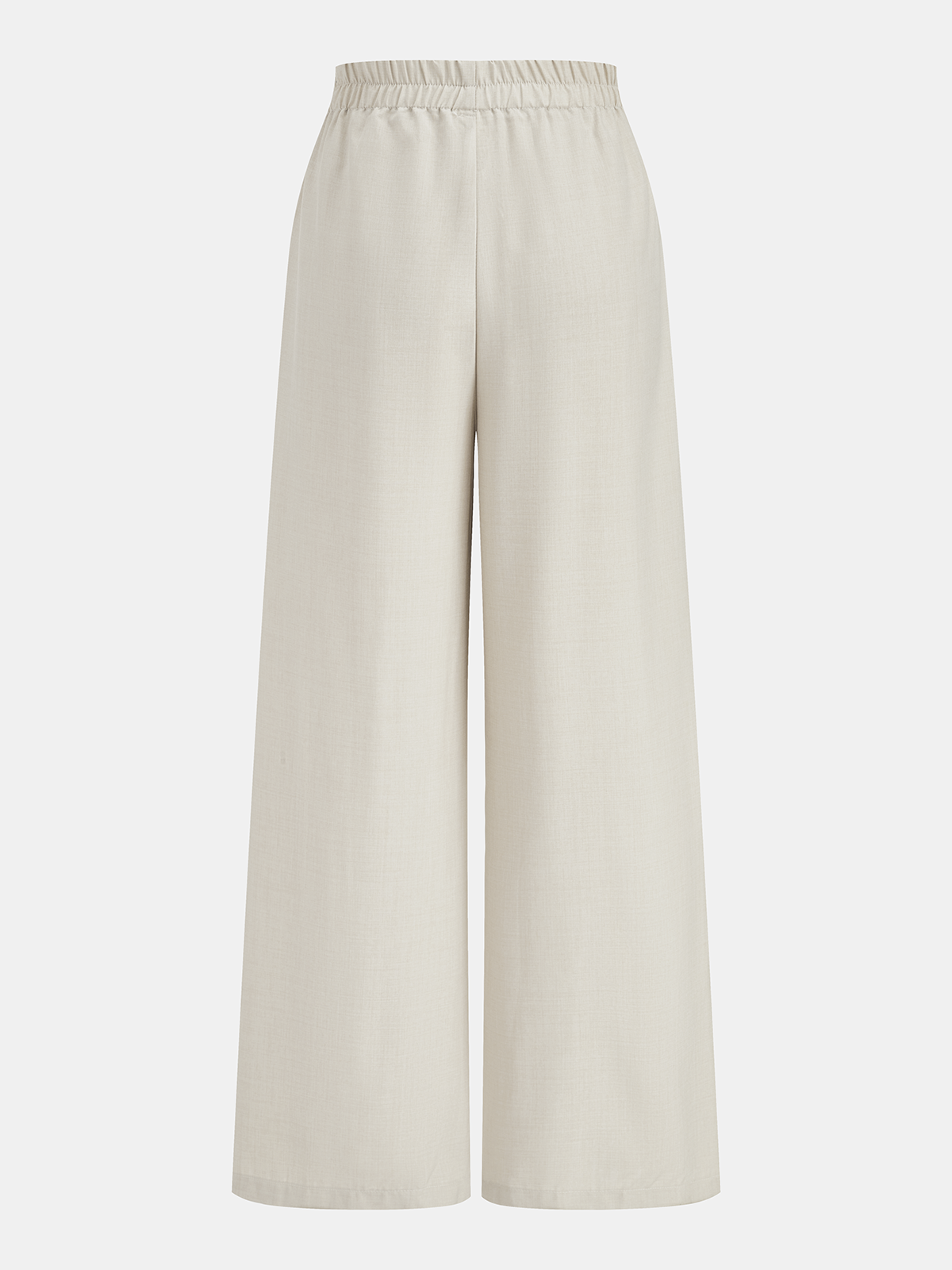 Contrast Piping Vest & Wide-Leg Pants Set-Chicvia