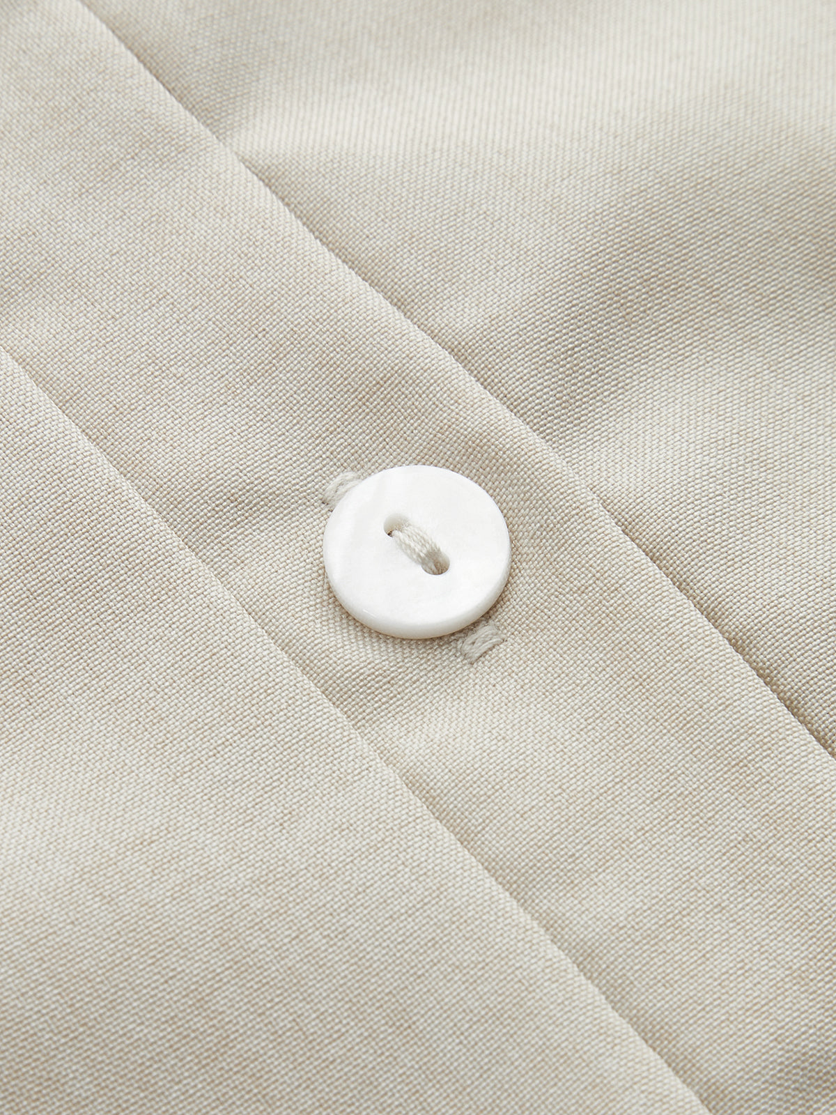 Contrast Piping Vest & Wide-Leg Pants Set-Chicvia