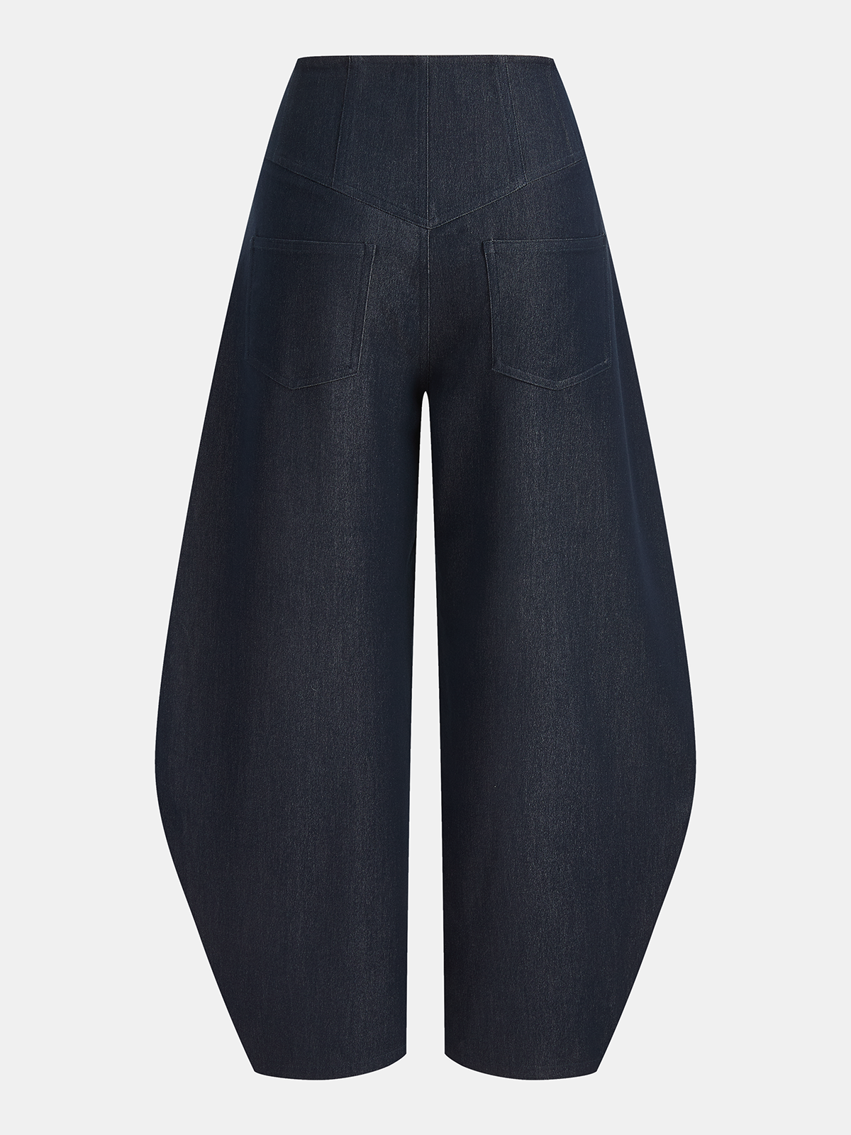 Mid-Waist Buttoned Balloon Pants-Chicvia