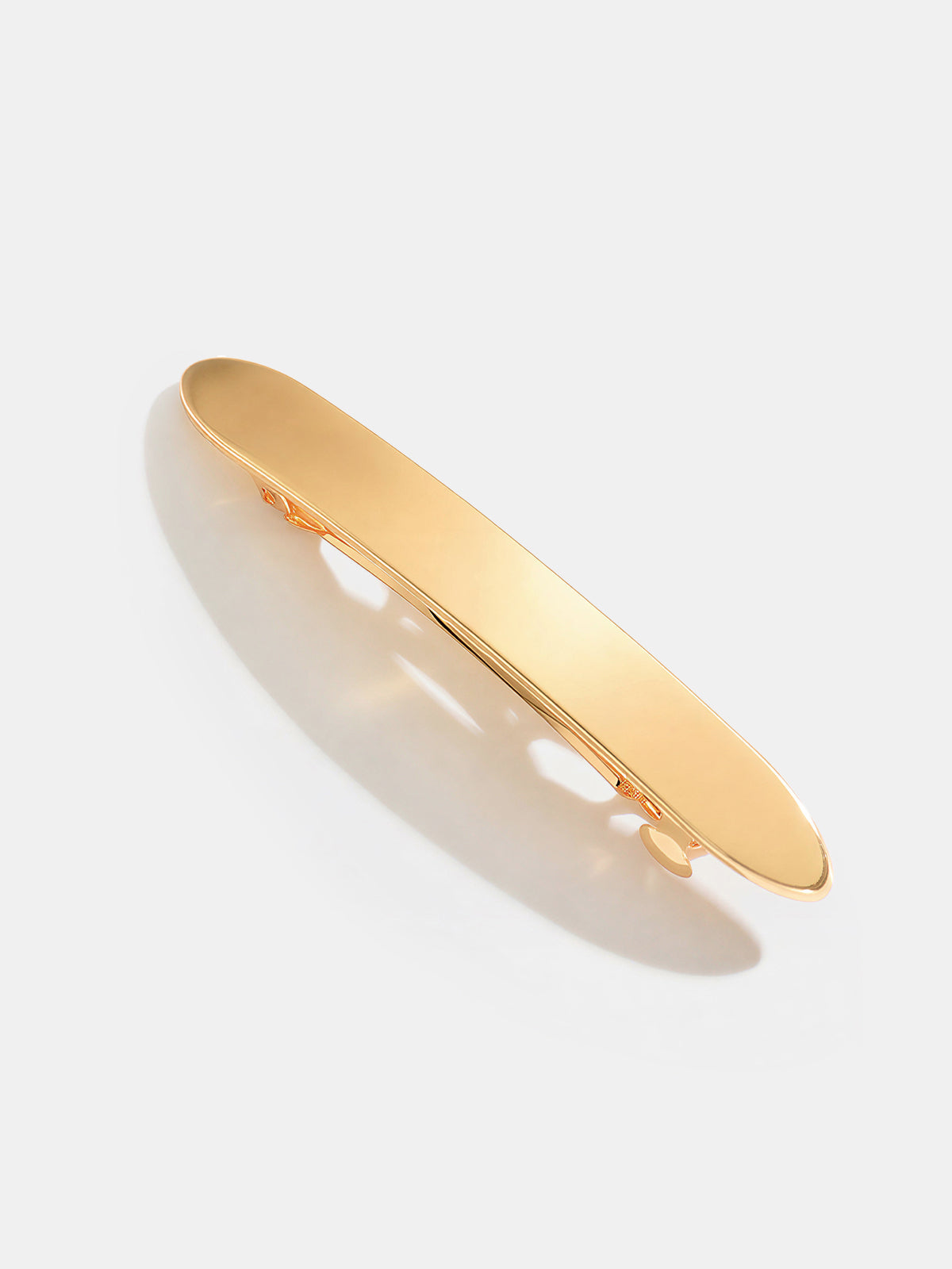 Minimalist Oval Bar Hair Clip-Chicvia
