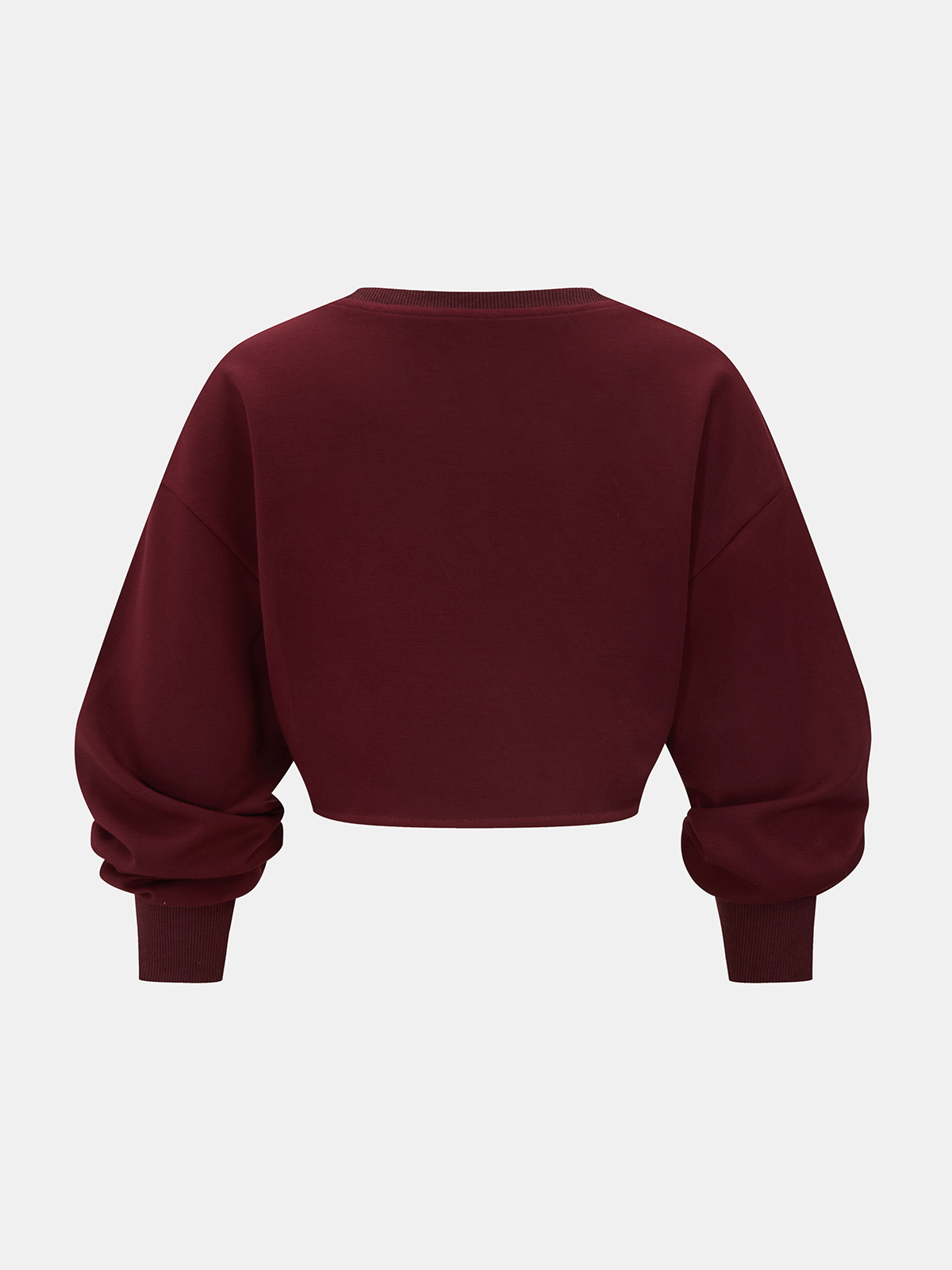 Cut-Out Cropped Sweatshirt & Bodycon Dress Set-Chicvia