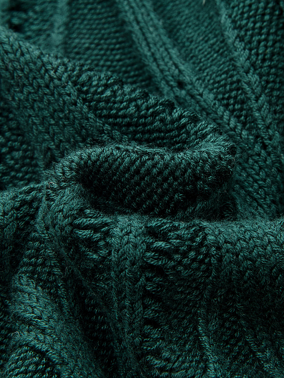 Geometric Cable Knit Sleeveless Top-Chicvia