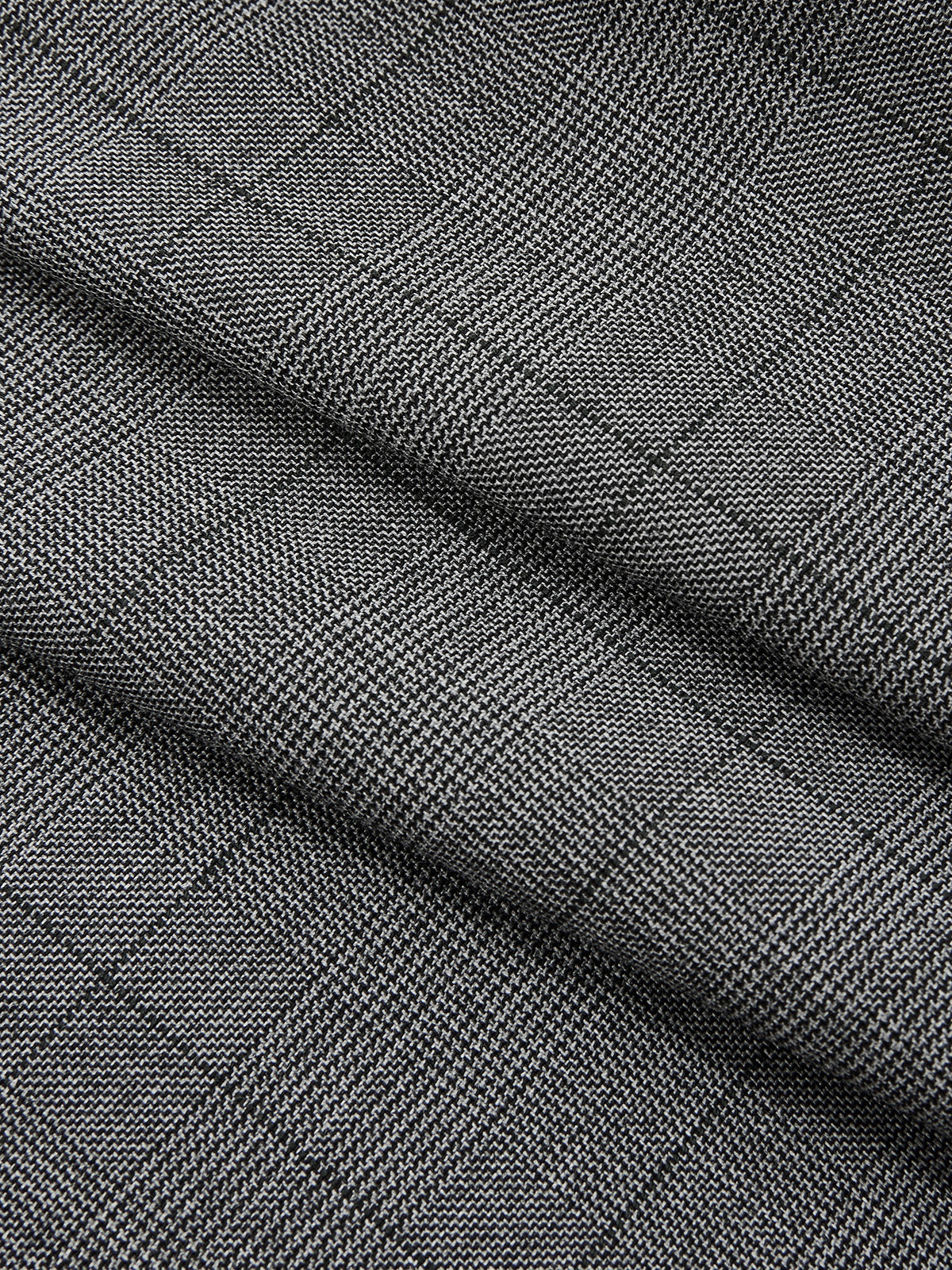 Plaid Lace Trim Strapless Top & Pants Set-Chicvia