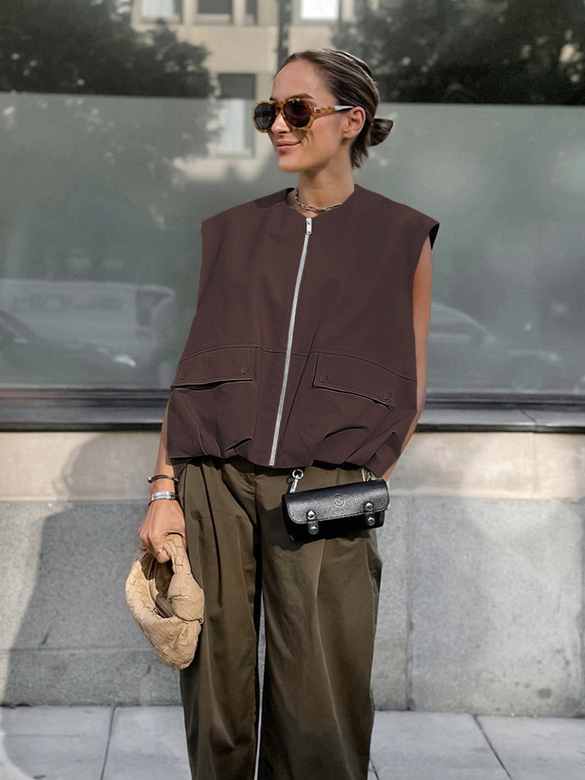 Leisure Street Vest-Chicvia