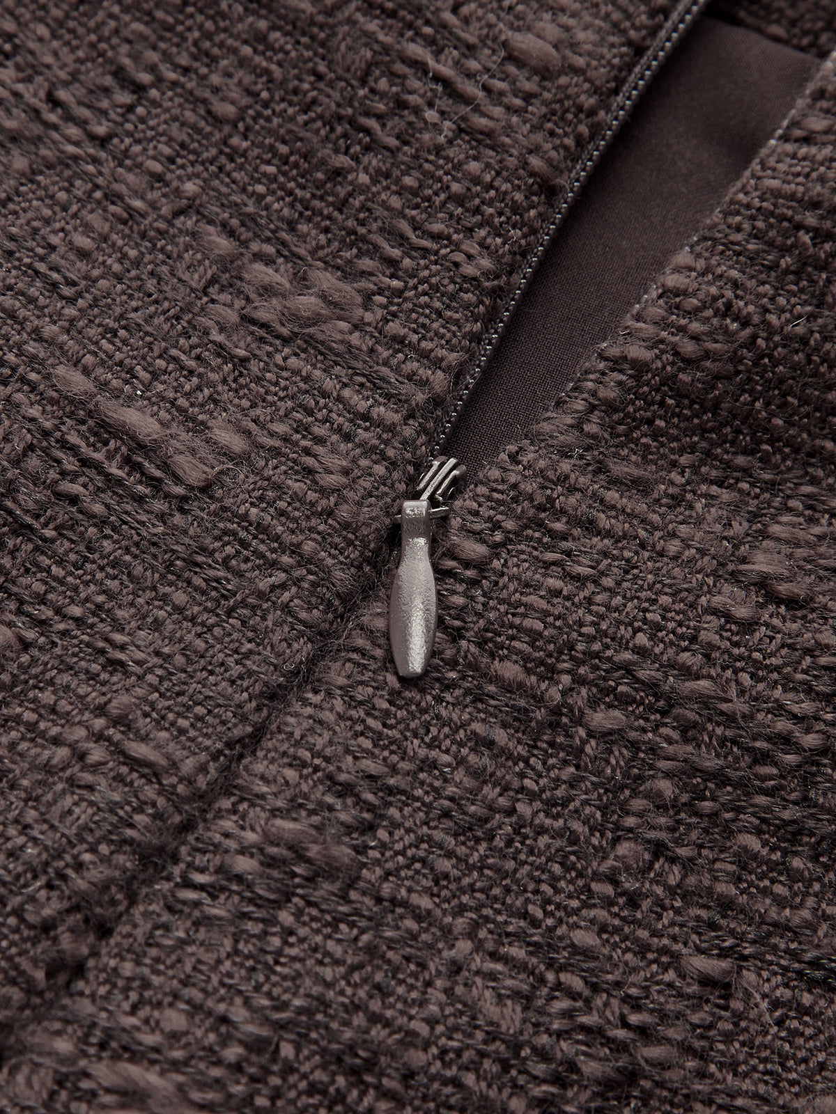 Horsebit Buckle Tweed Shorts-Chicvia