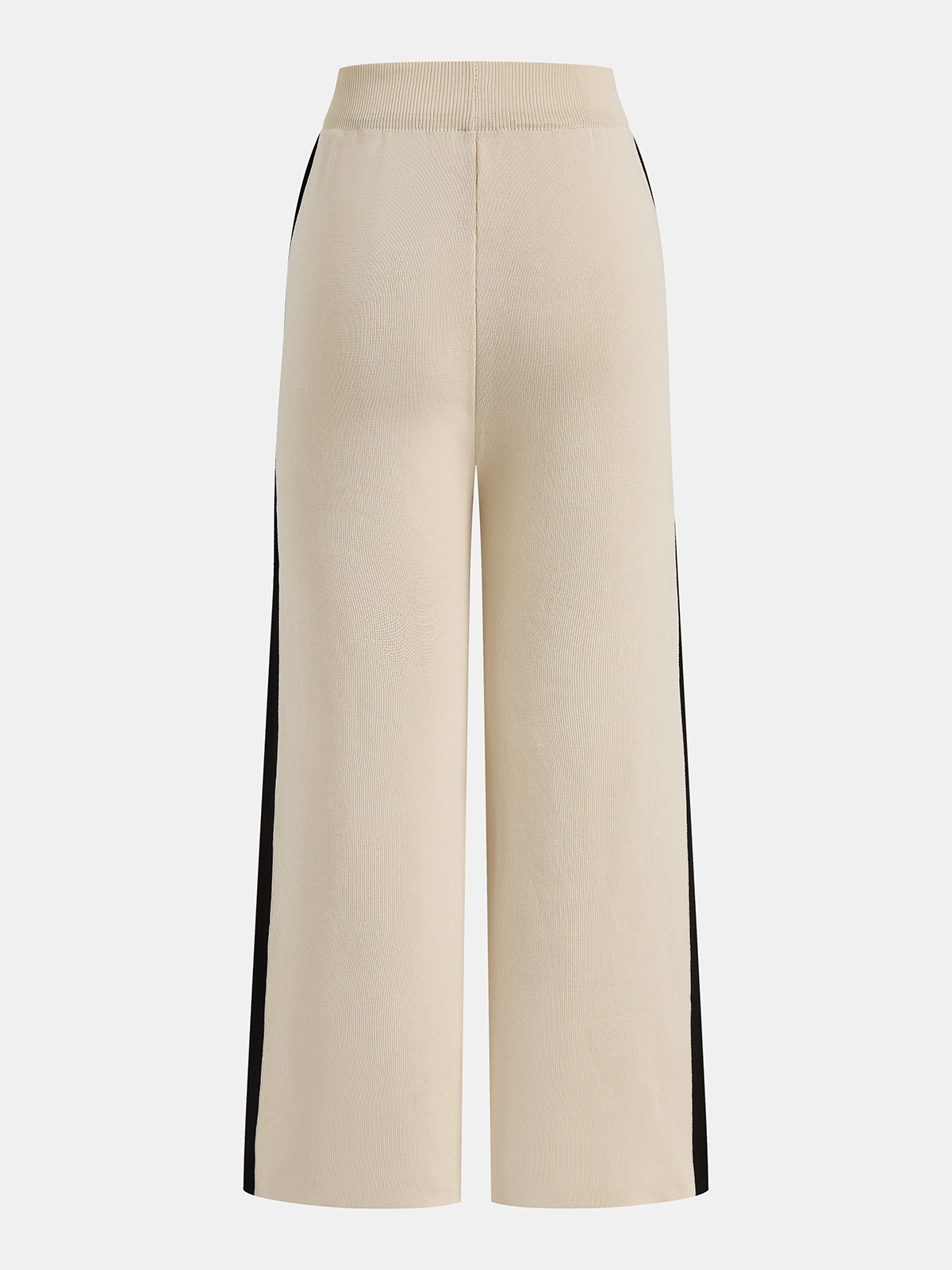 Color Block Knit Tank Top & Pants Set-Chicvia