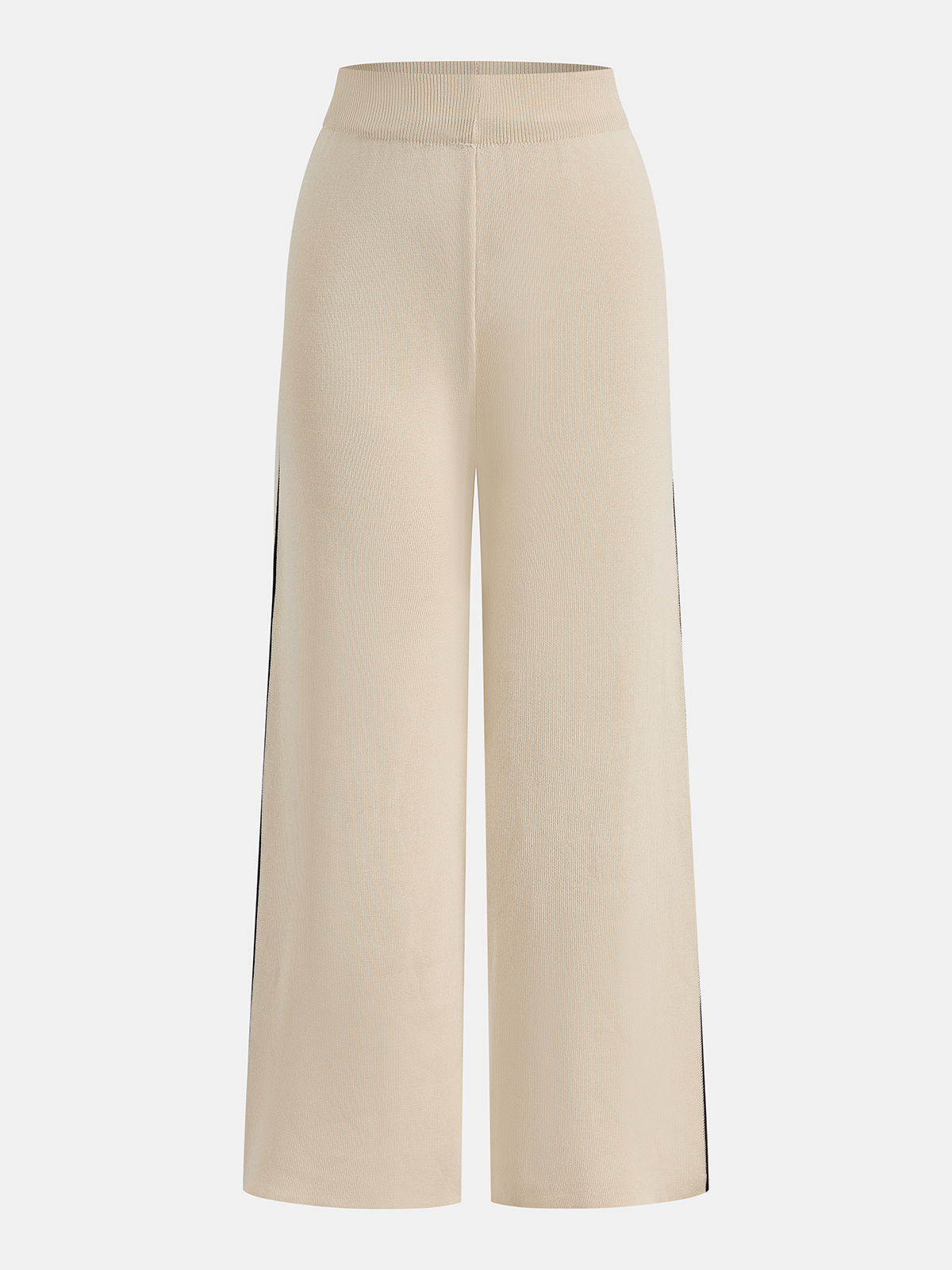 Color Block Knit Tank Top & Pants Set-Chicvia