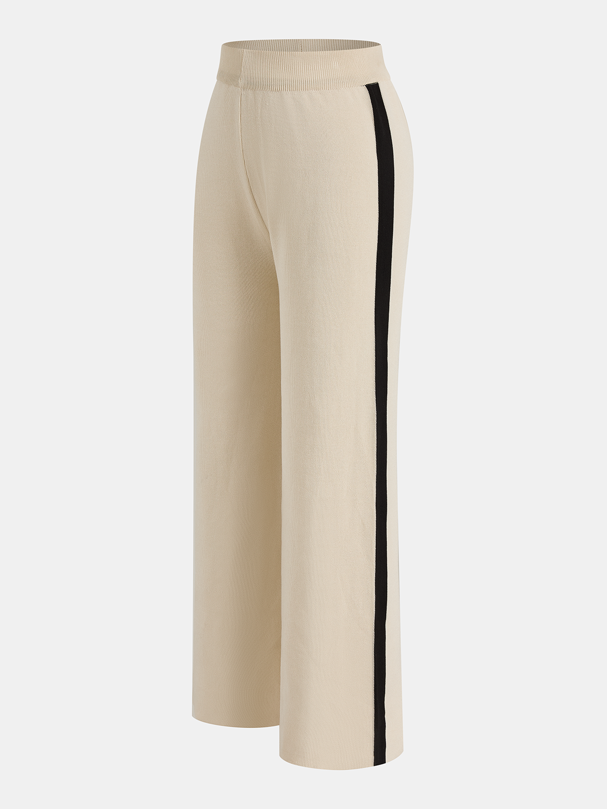 Color Block Knit Tank Top & Pants Set-Chicvia