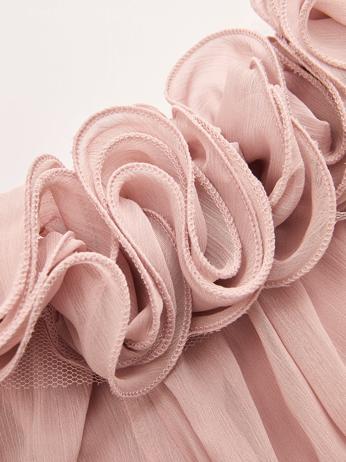 Off-Shoulder Ruffle Puffed Sleeve Blouse-Chicvia