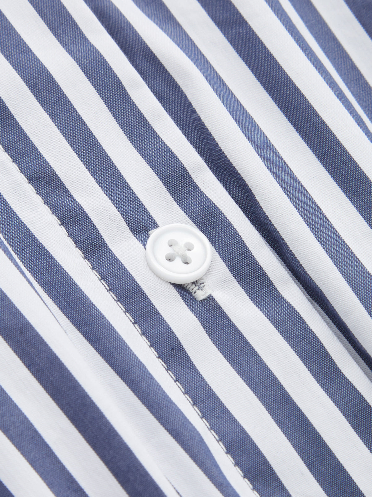 Cotton Blend Striped Tie-Neck Bodysuit-Chicvia