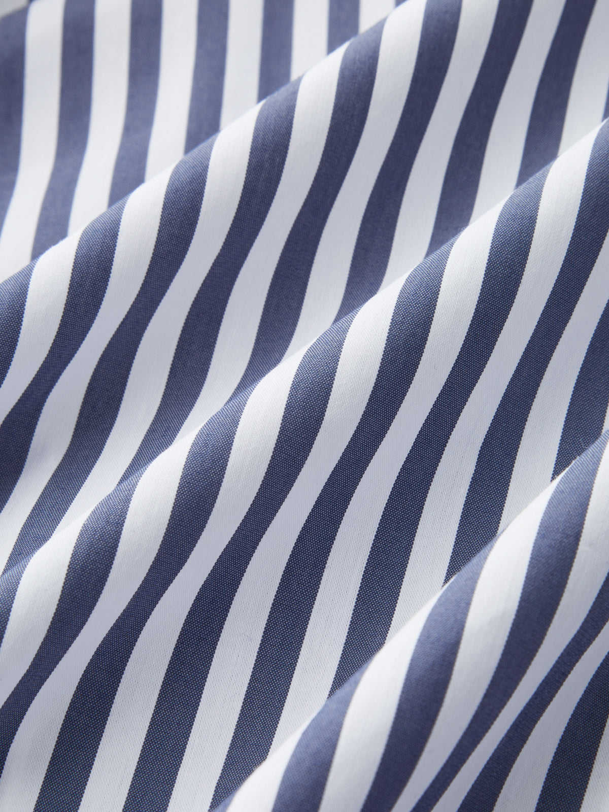 Cotton Blend Striped Tie-Neck Bodysuit-Chicvia