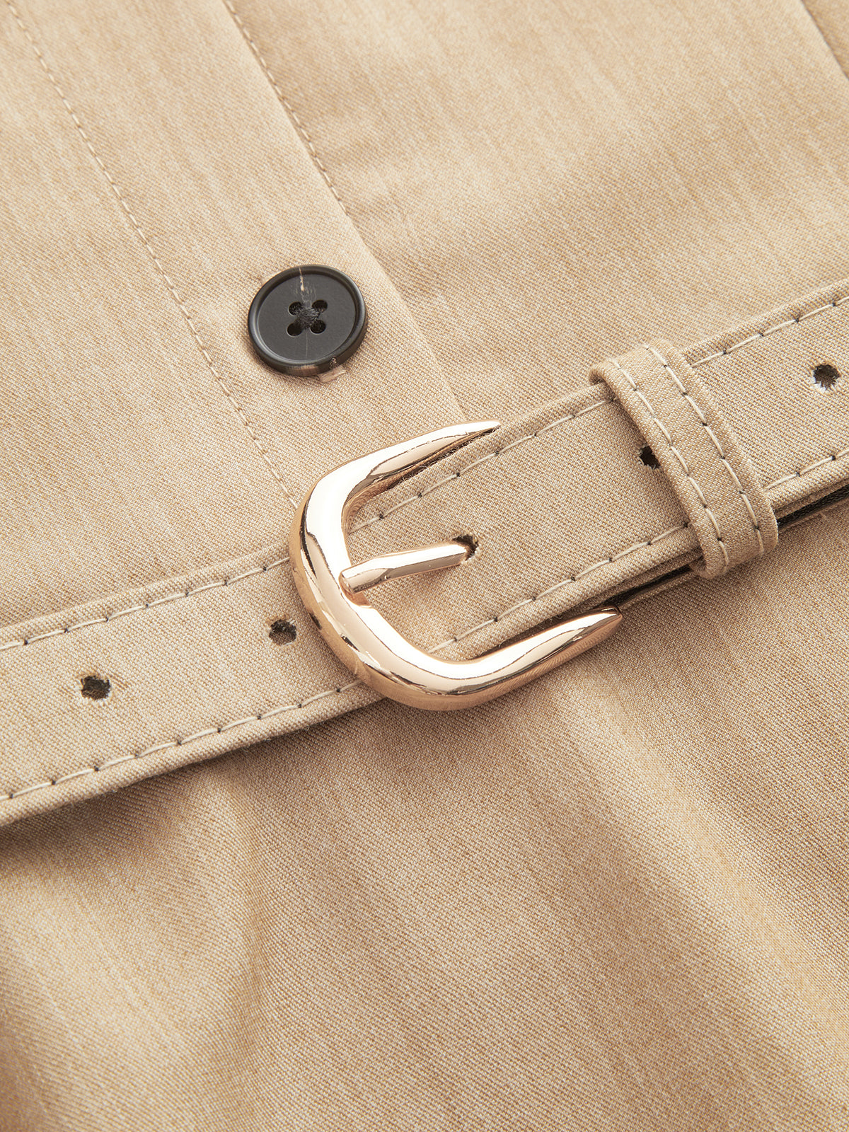 Collared Halter Backless Belted Maxi Dress-Chicvia