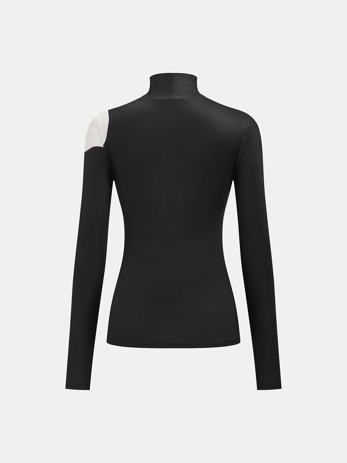 Floral Print Mock Neck Blouse-Chicvia