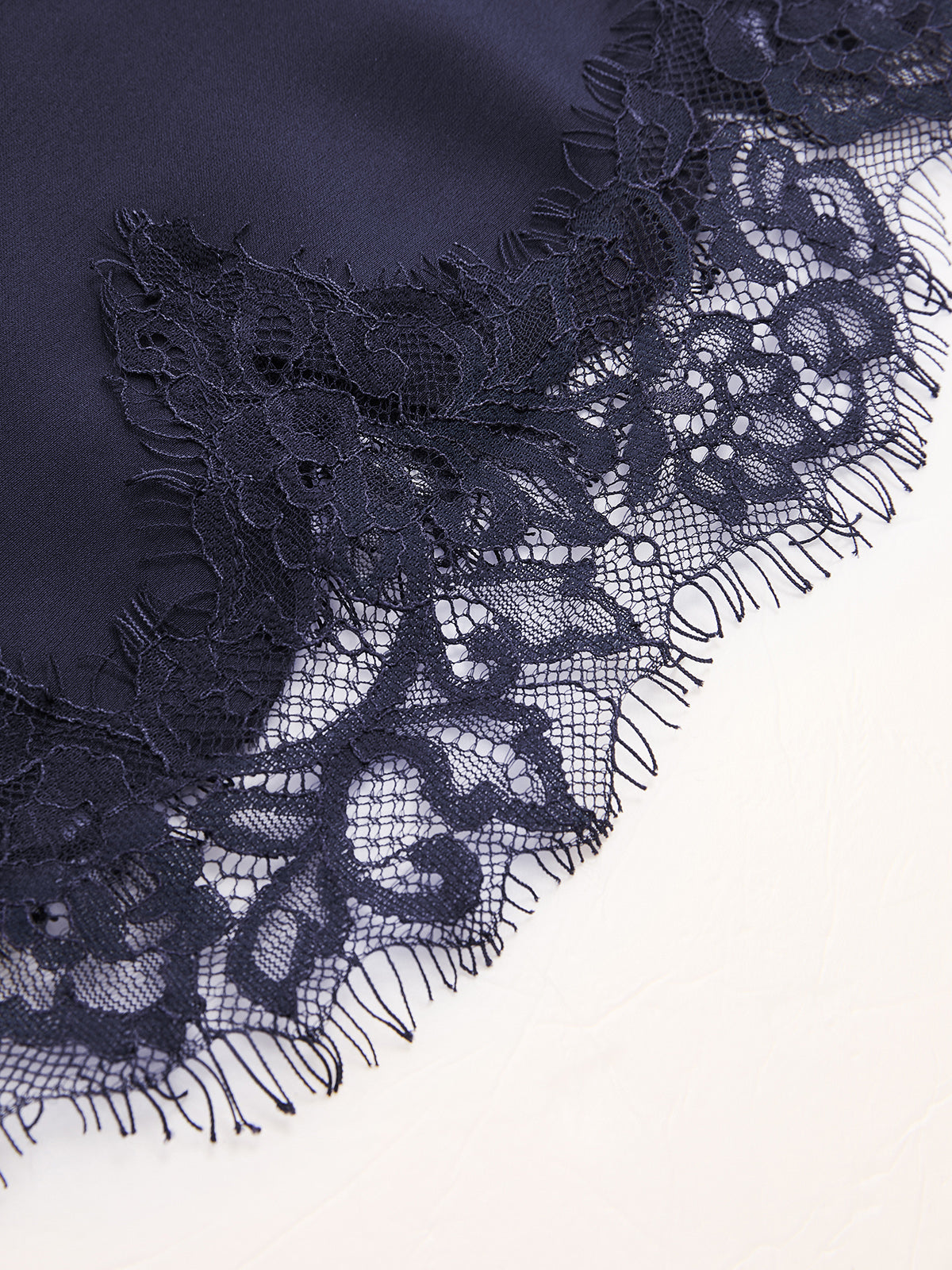 Lace Trim Satin Cut-Out Capelet Mini Dress-Chicvia