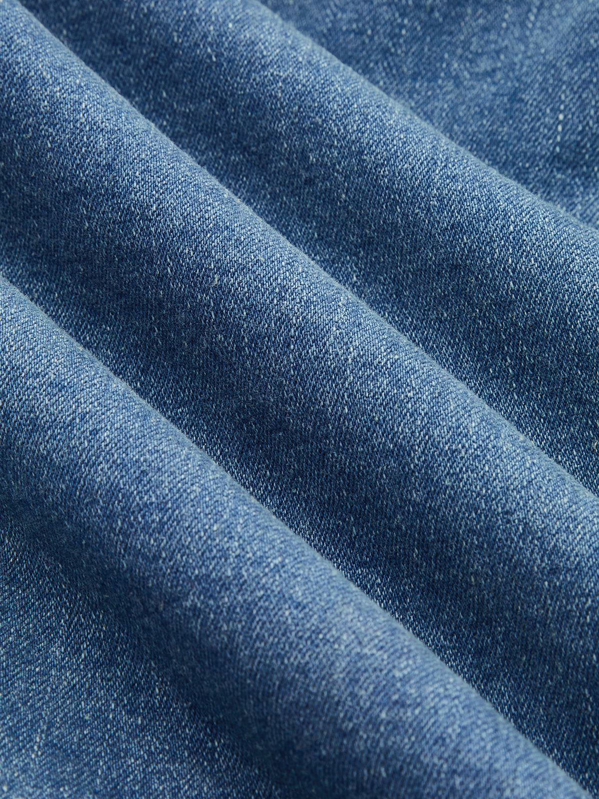 Halter Backless Denim Midi Dress-Chicvia