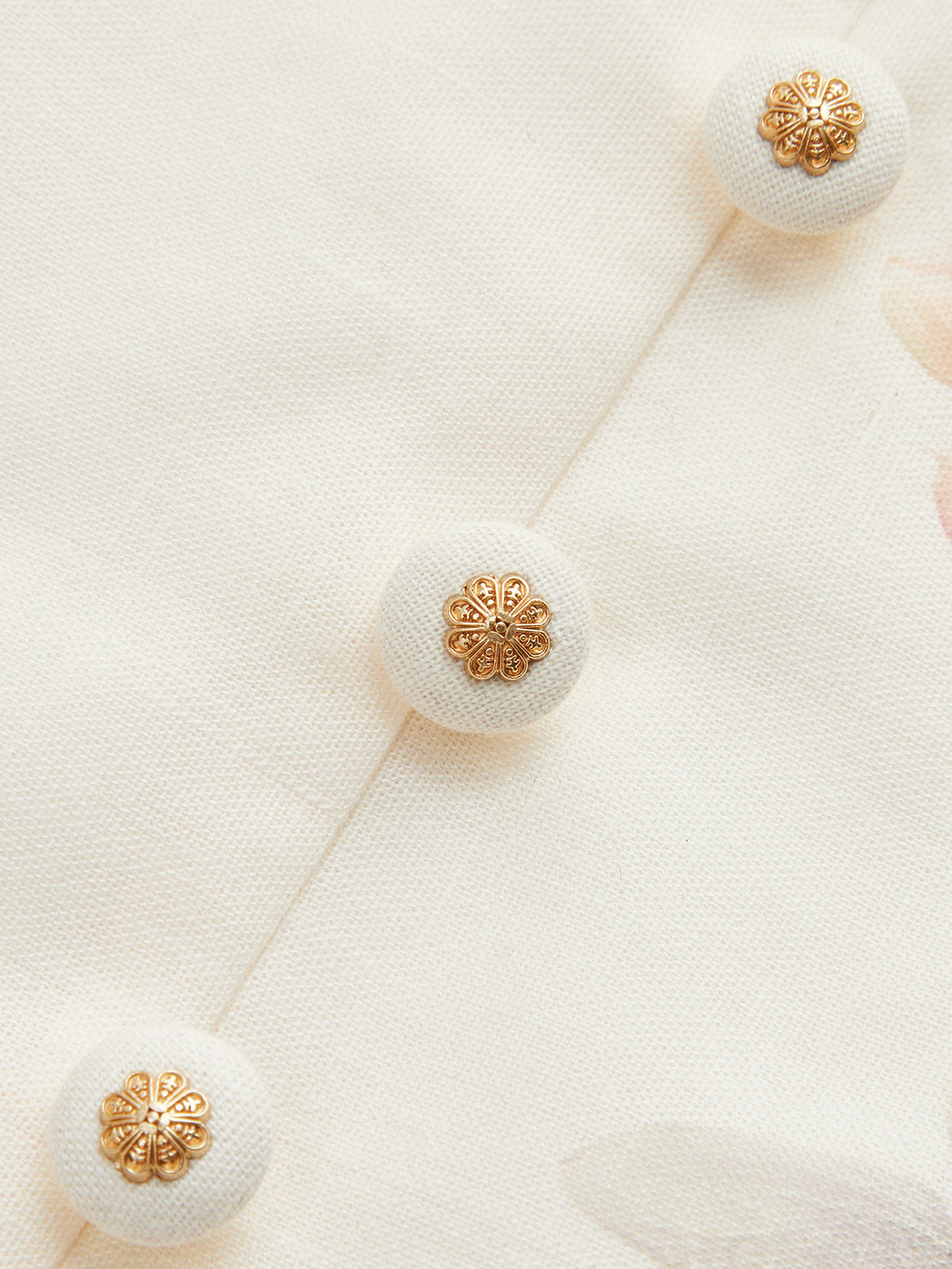 Floral Print Belted Puffed Sleeve Maxi Dress-Chicvia