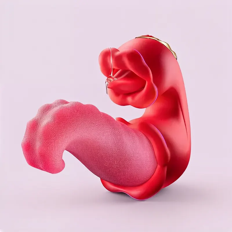 Rose Tongue 3-in-1 Vibrator
