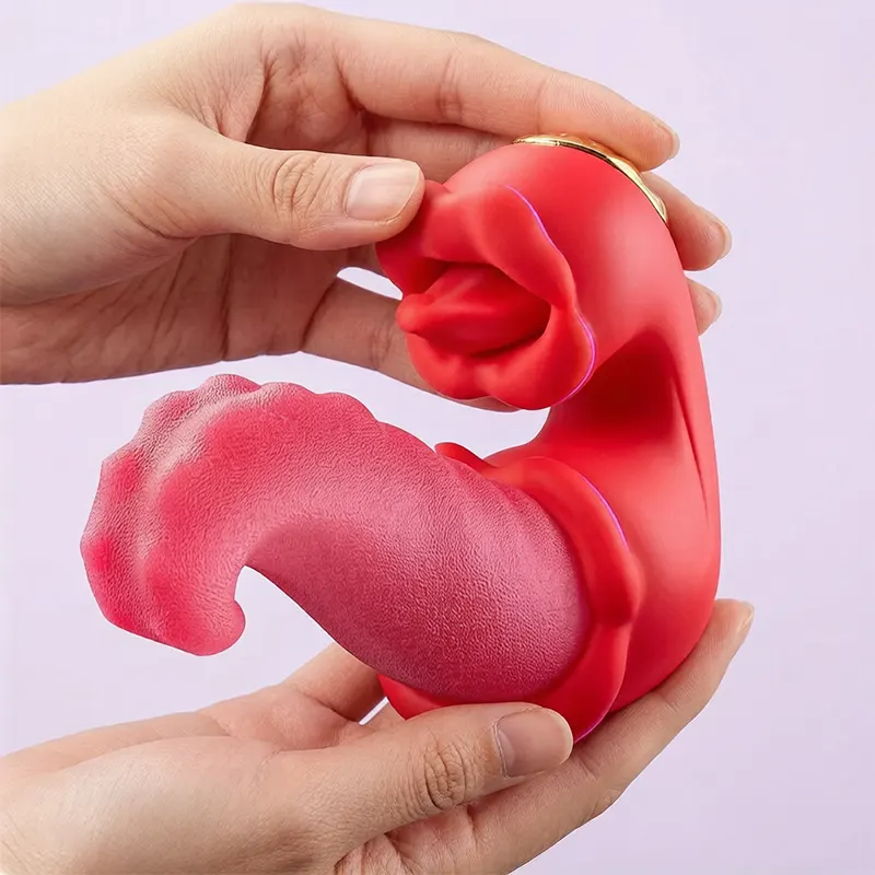 Rose Tongue 3-in-1 Vibrator