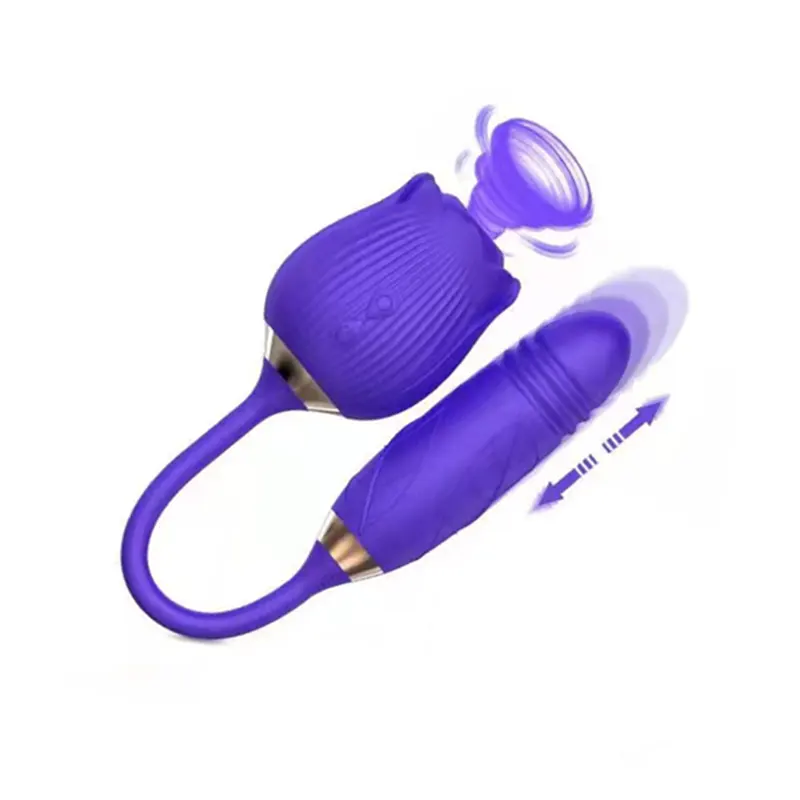 Rose Suction Thrusting Bullet Vibrator