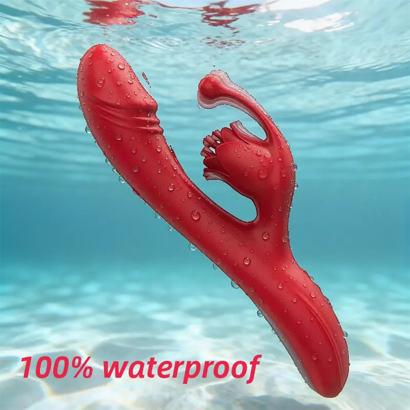 Rose Multi-Function Beaded Vibrator