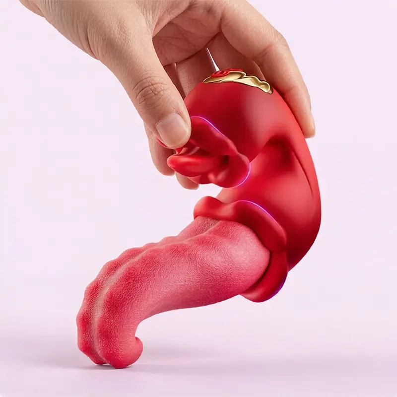 Rose Tongue 3-in-1 Vibrator