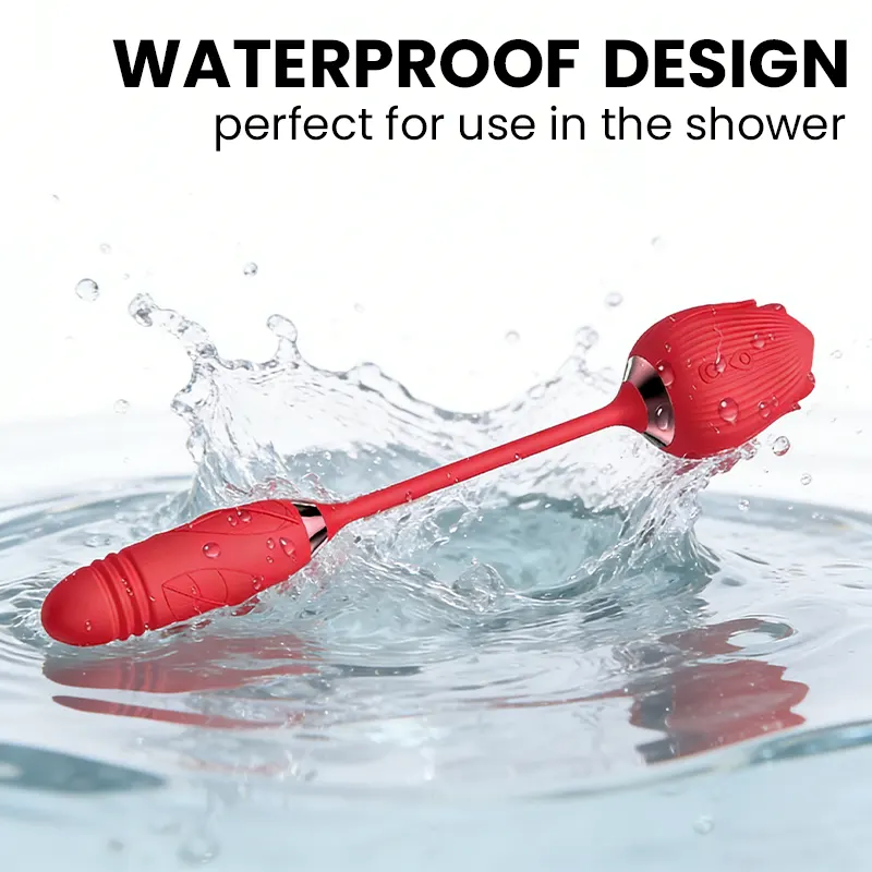 Rose Suction Thrusting Bullet Vibrator