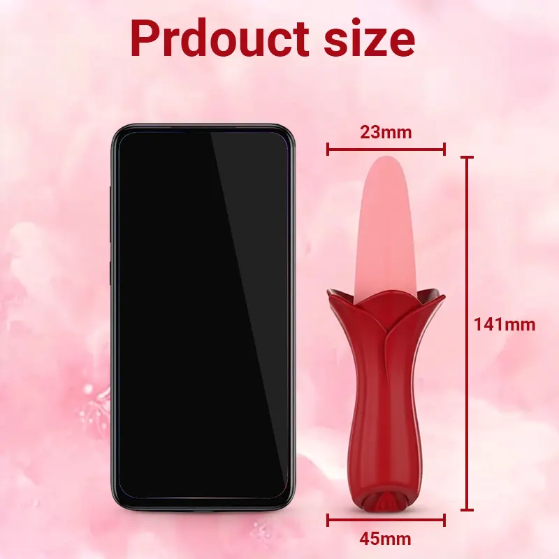 Rose Tongue Motion Vibrator