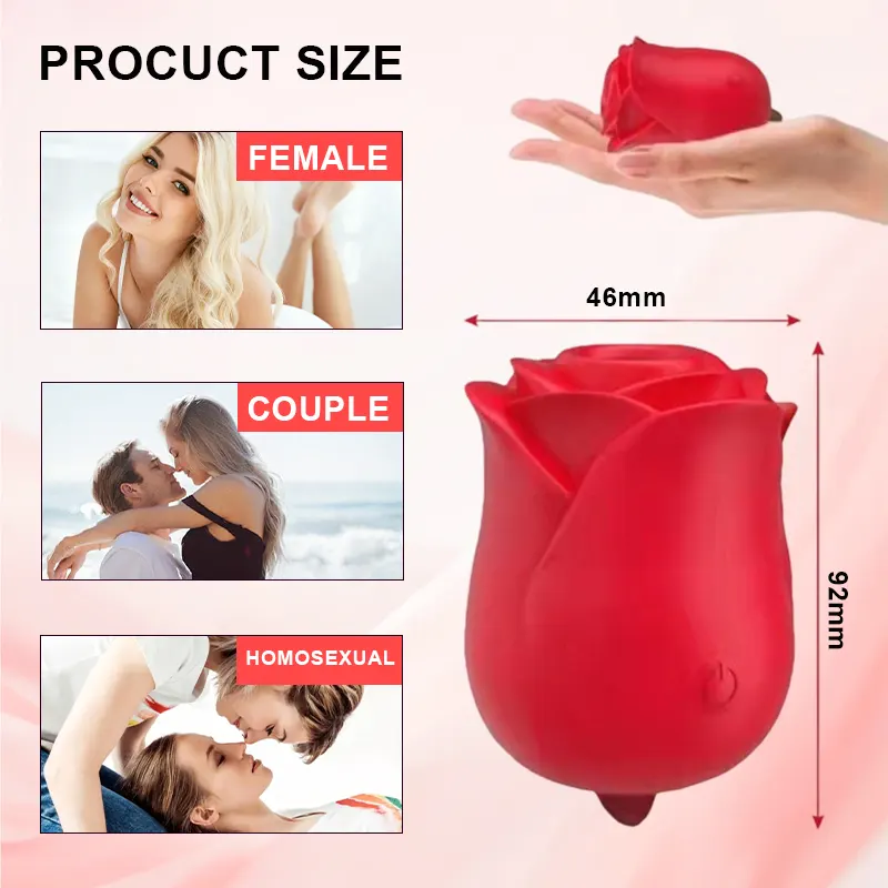 Rose Pulse Tongue Vibrator