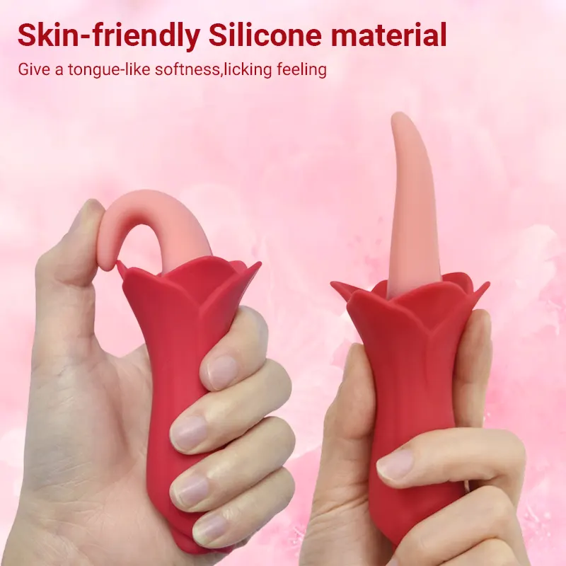 Rose Tongue Motion Vibrator